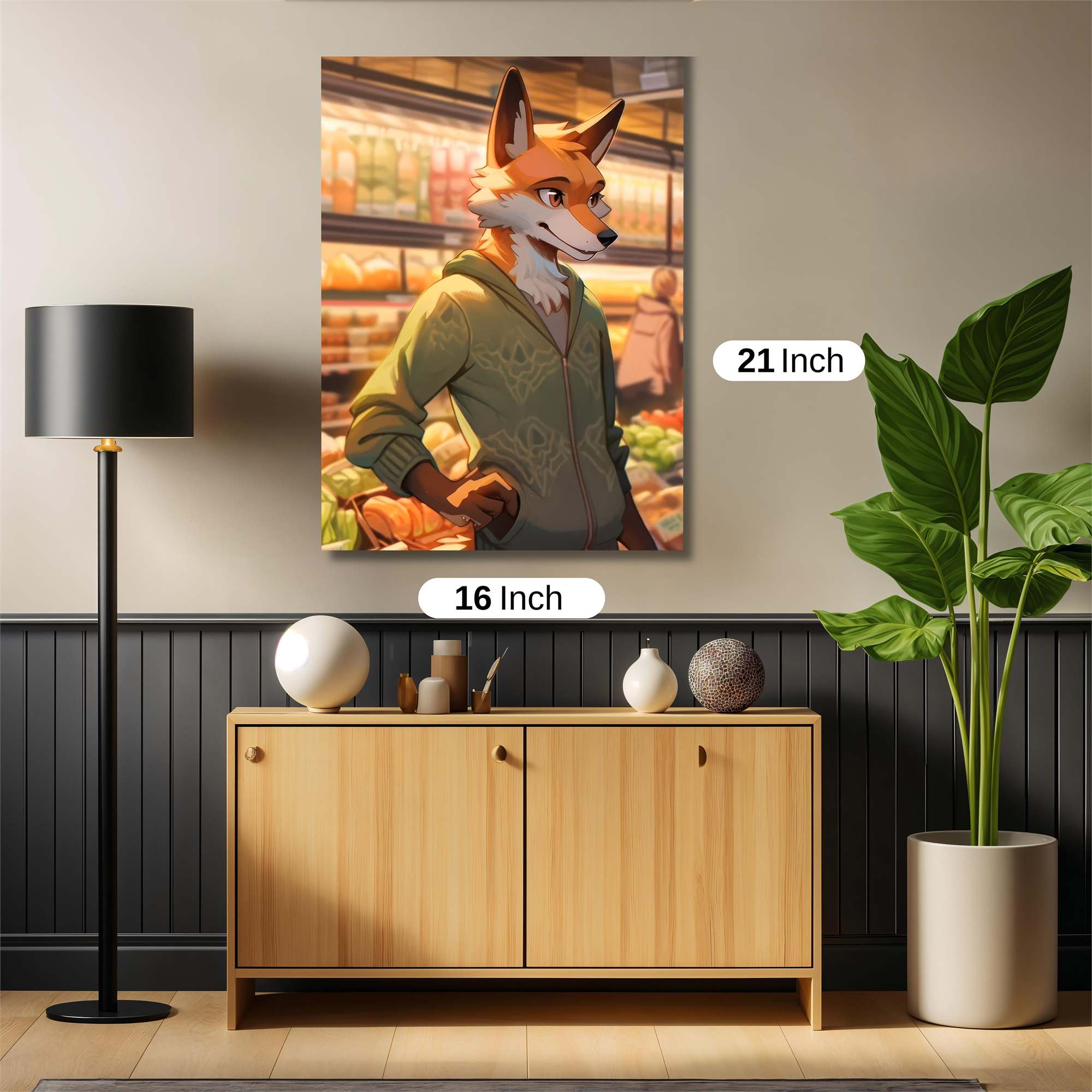 Fox Grocer Safe Wall Magnetic / M