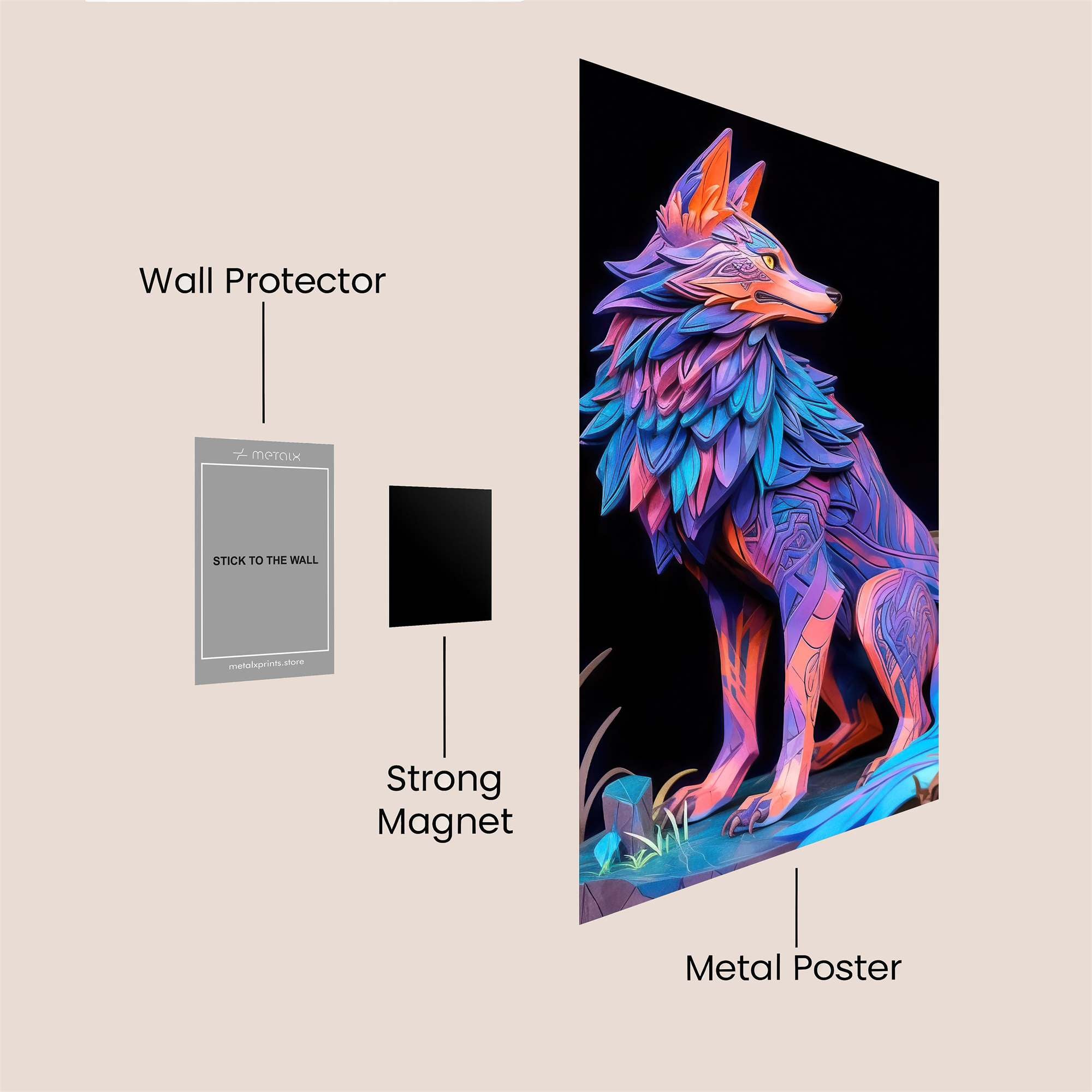 Vivid Serenity Safe Wall Magnetic / M