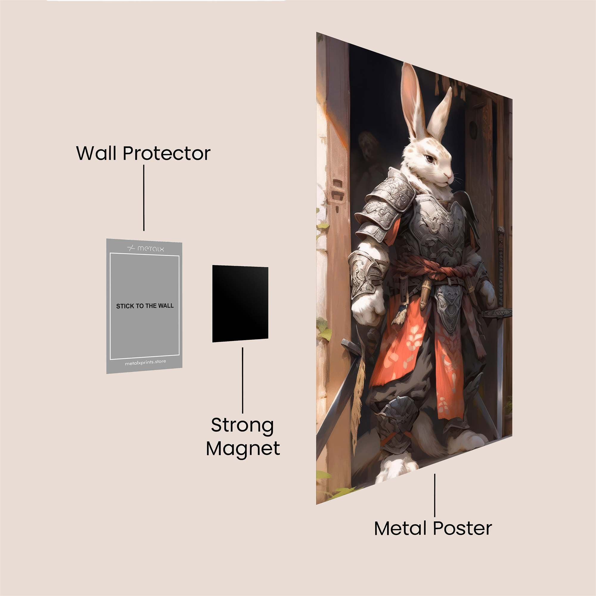 Bunny Valor Safe Wall Magnetic / M