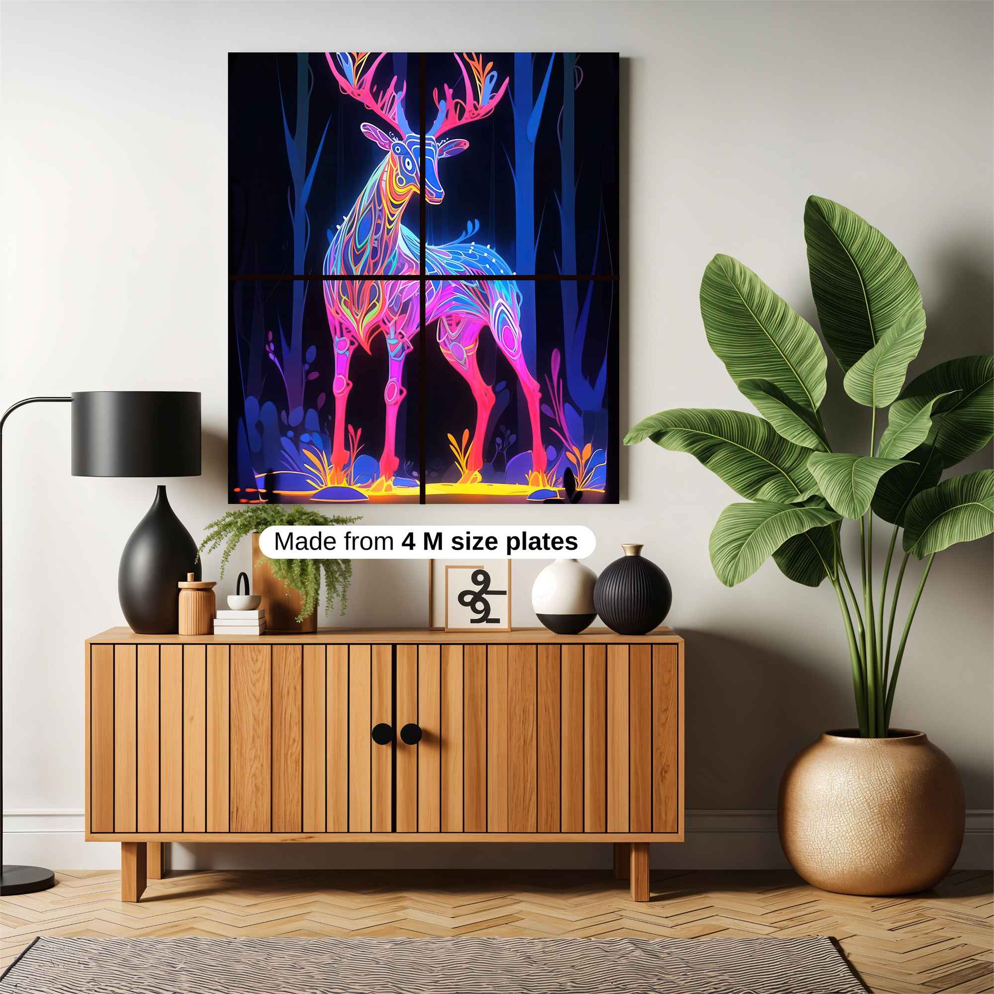 Neon Elegance Safe Wall Magnetic / M