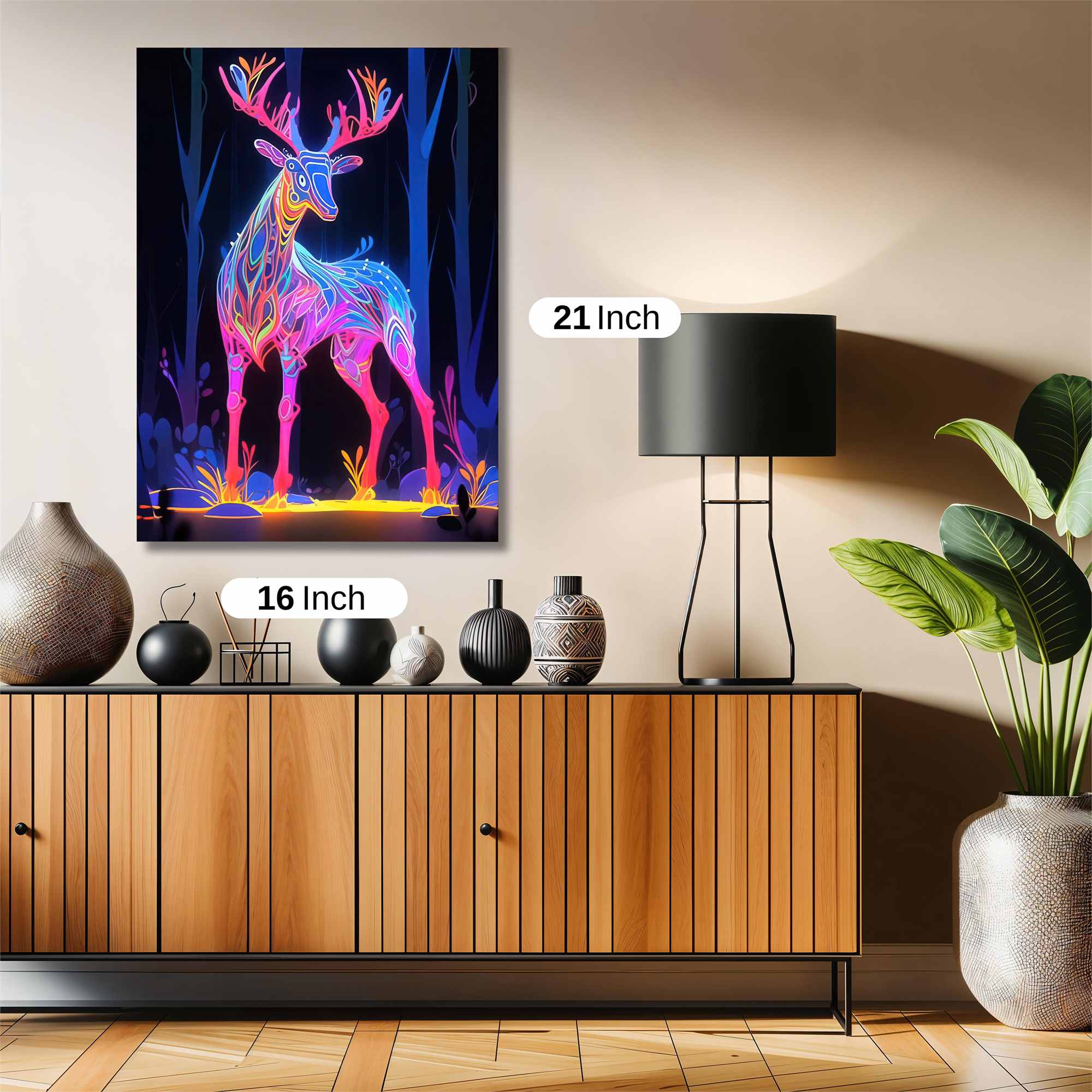 Neon Elegance Safe Wall Magnetic / M