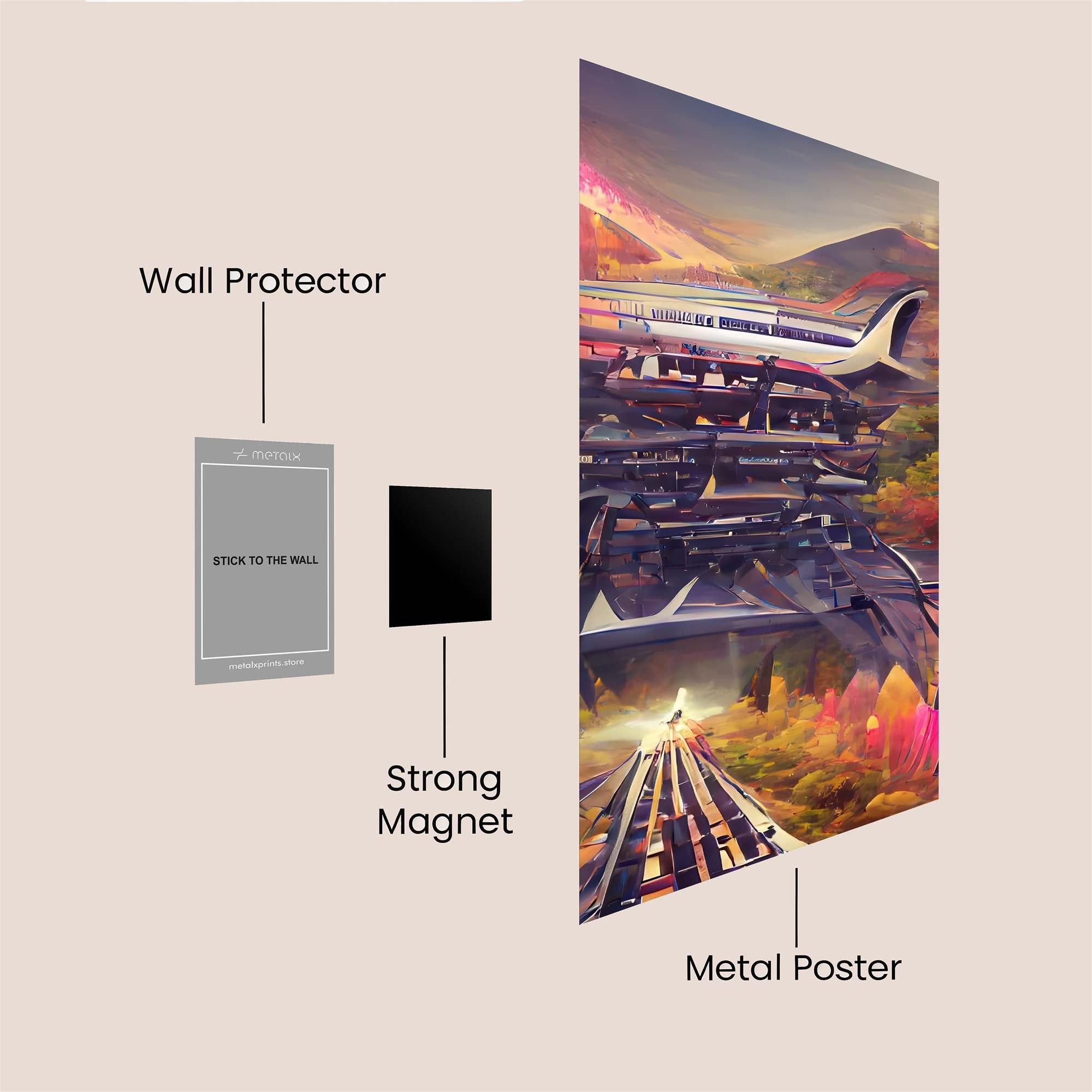 Aerial Rhapsody Safe Wall Magnetic / M