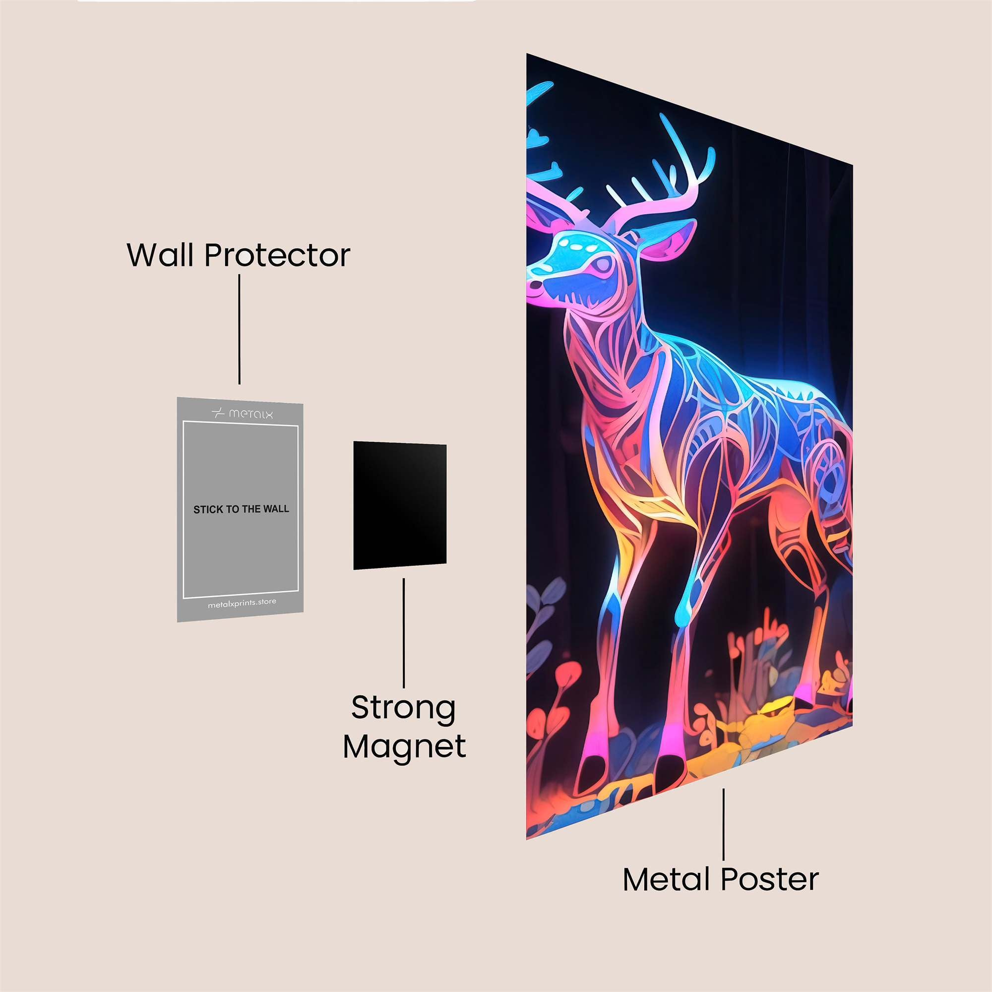 Luminous Serenity Safe Wall Magnetic / M