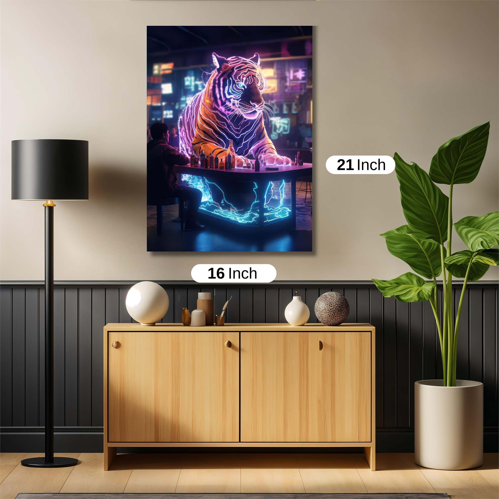 Neon Prowl Safe Wall Magnetic / M