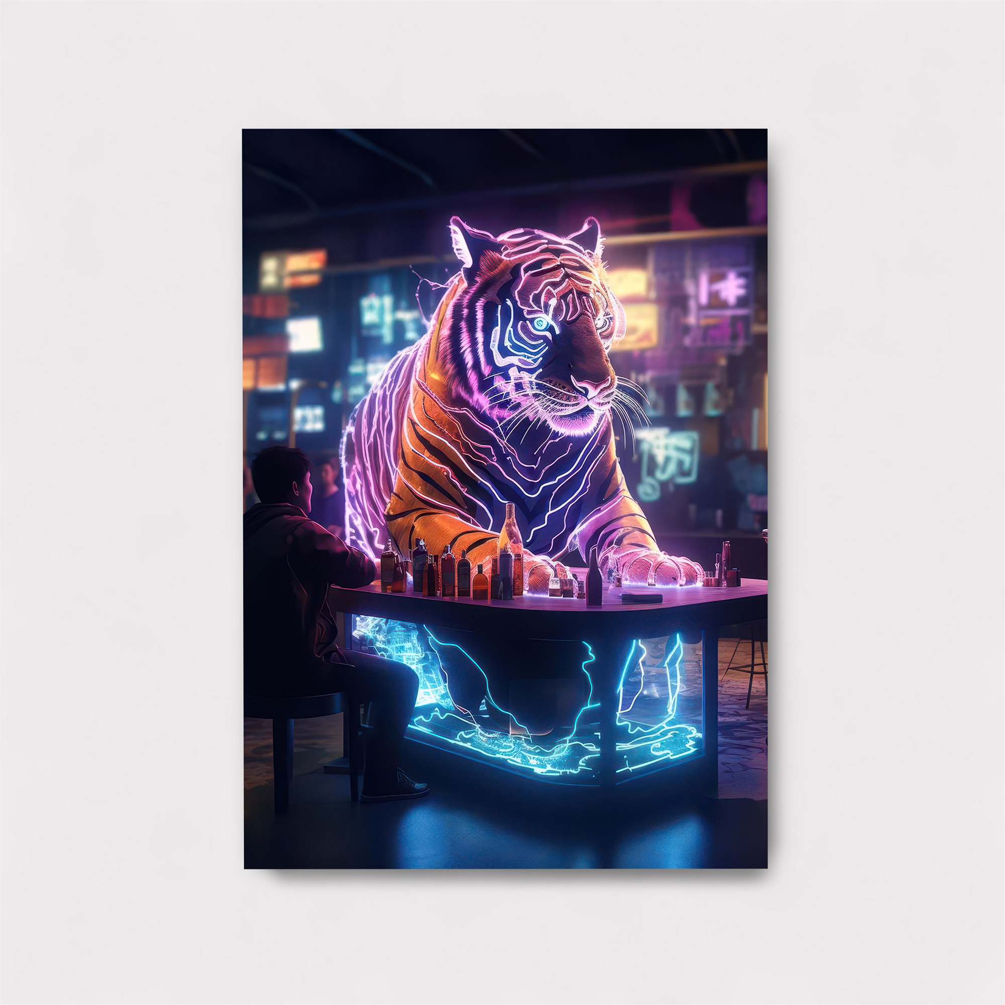 Neon Prowl Safe Wall Magnetic / M