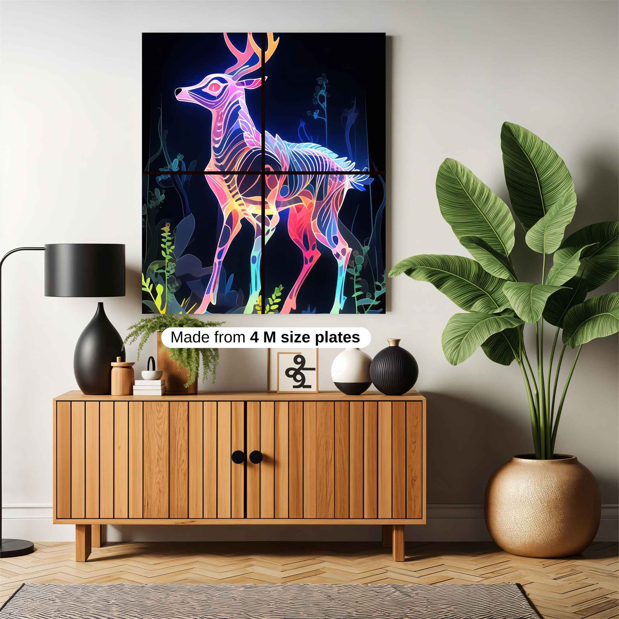 Deer Luminescence Safe Wall Magnetic / M