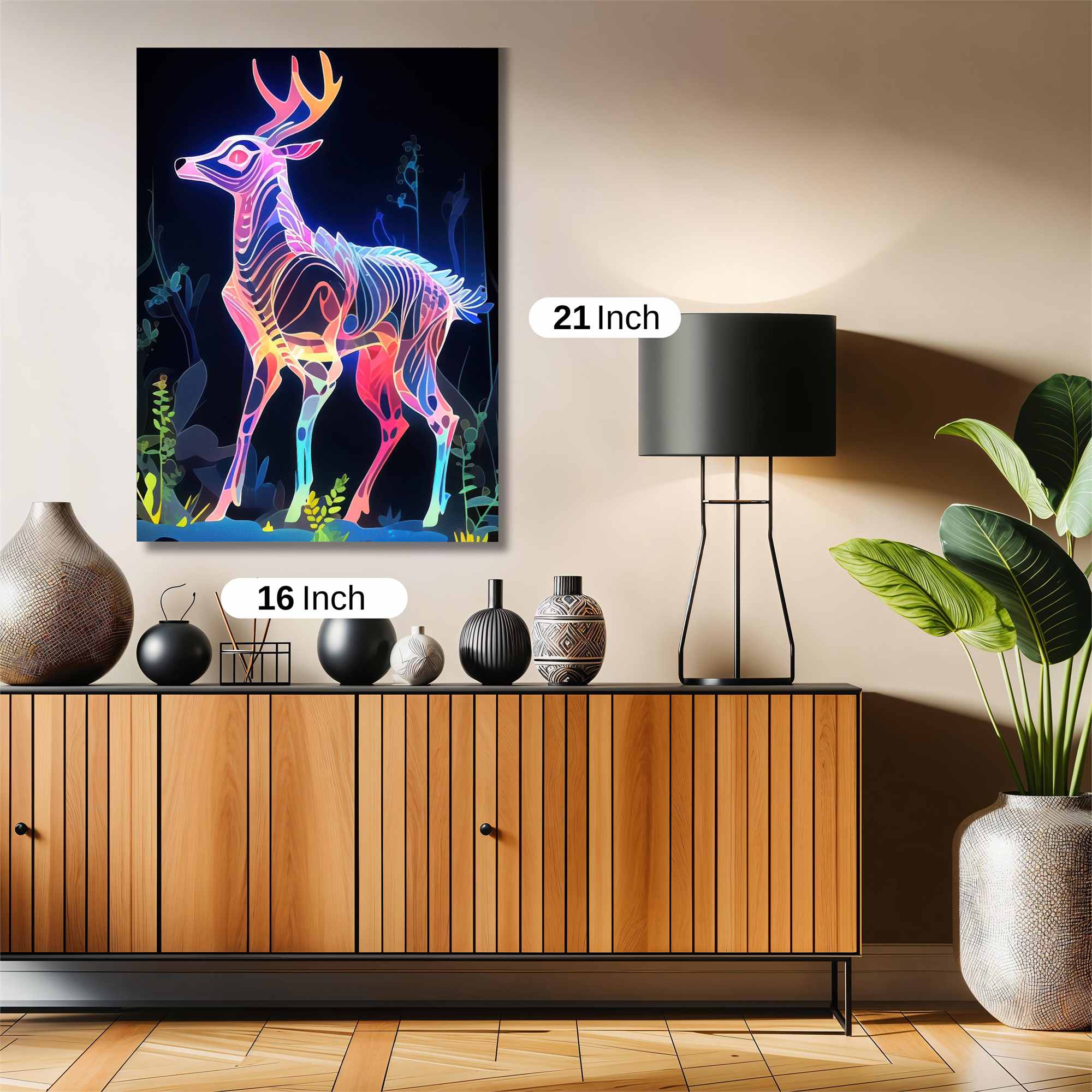 Deer Luminescence Safe Wall Magnetic / M
