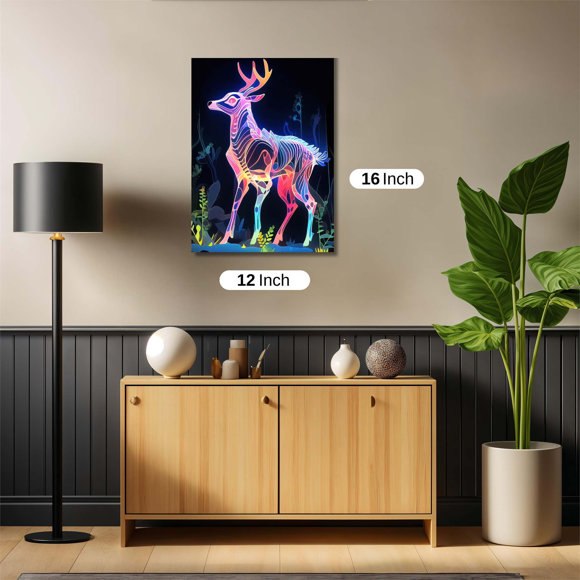 Deer Luminescence Safe Wall Magnetic / M