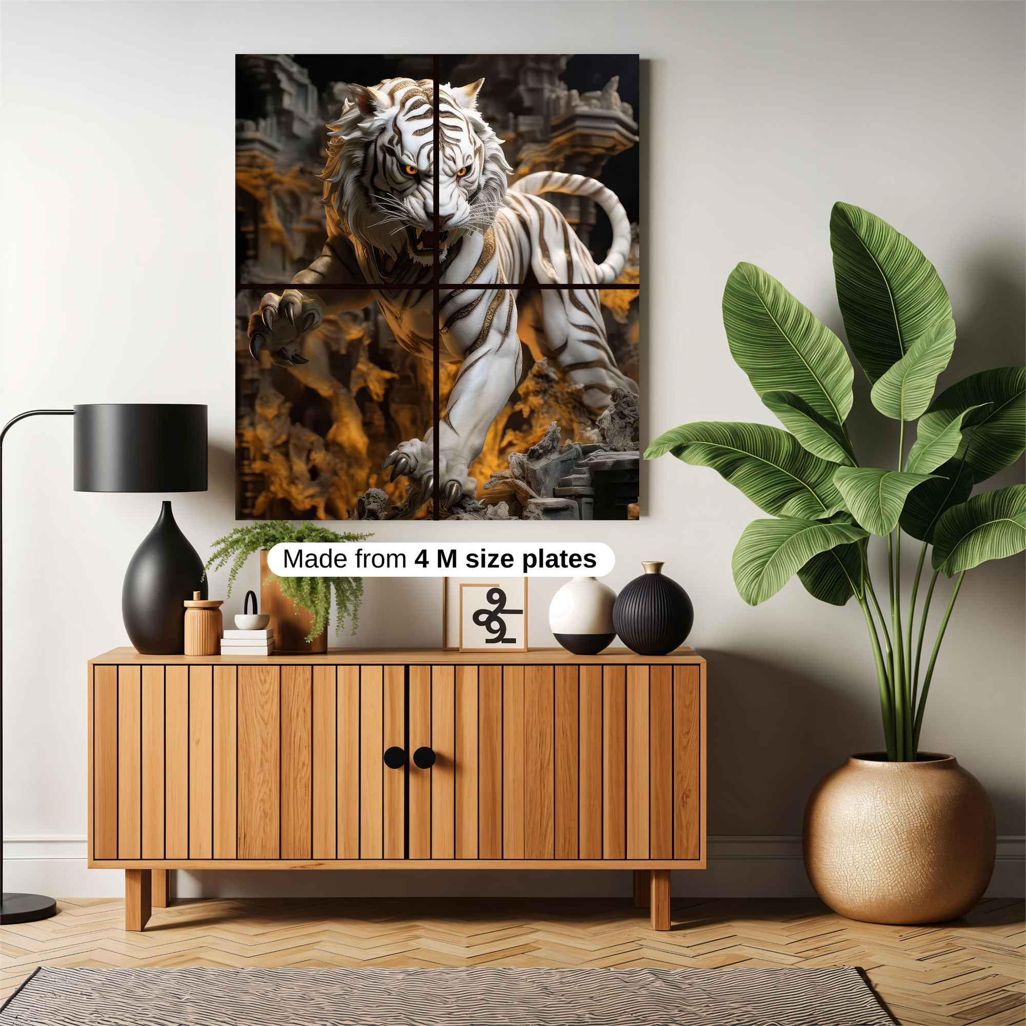 Tiger Fury Safe Wall Magnetic / M