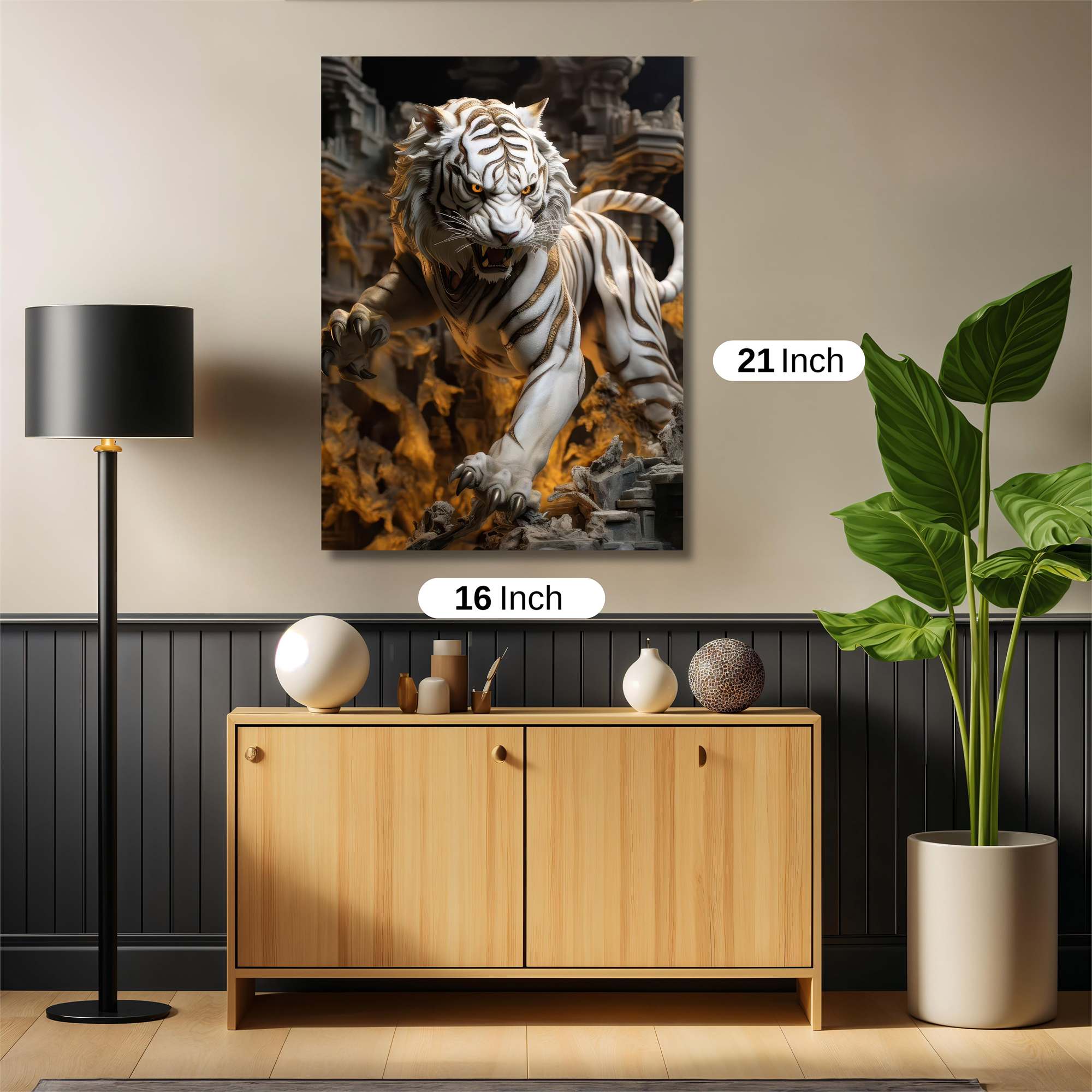 Tiger Fury Safe Wall Magnetic / M