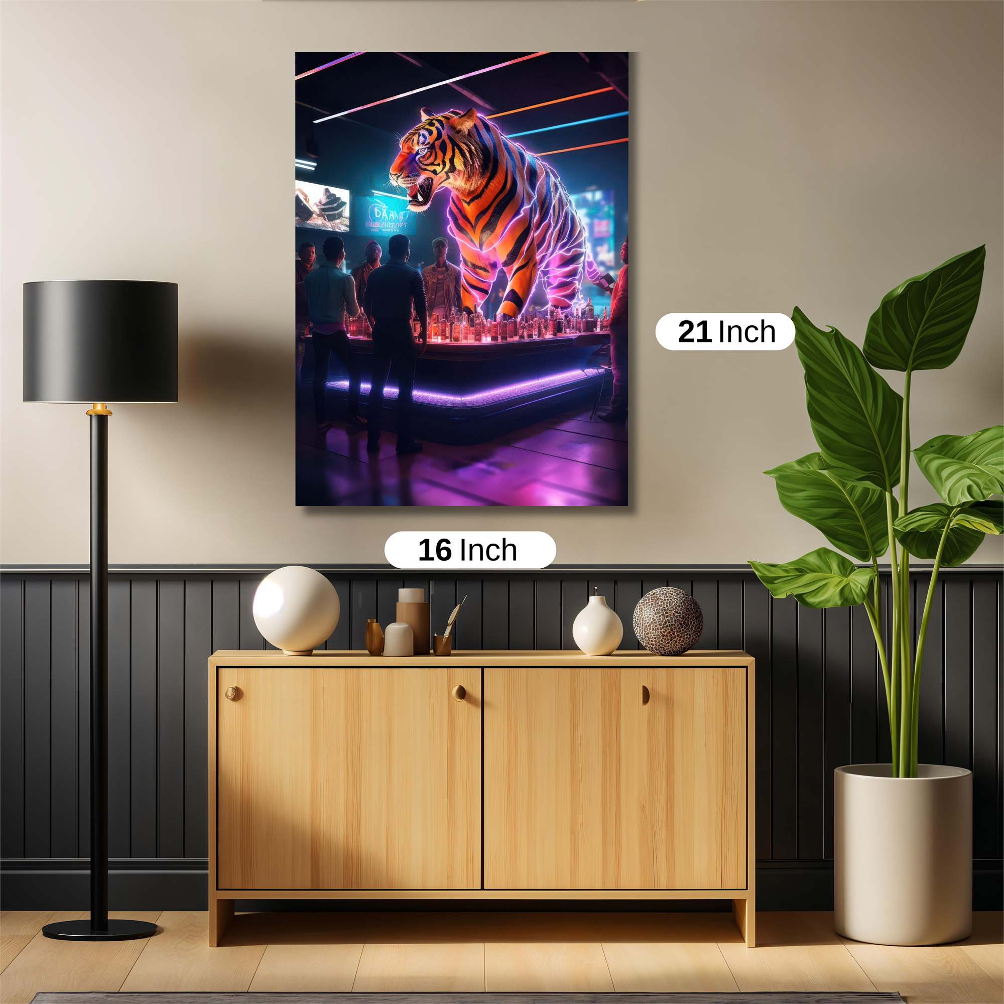 Neon Roar Safe Wall Magnetic / M