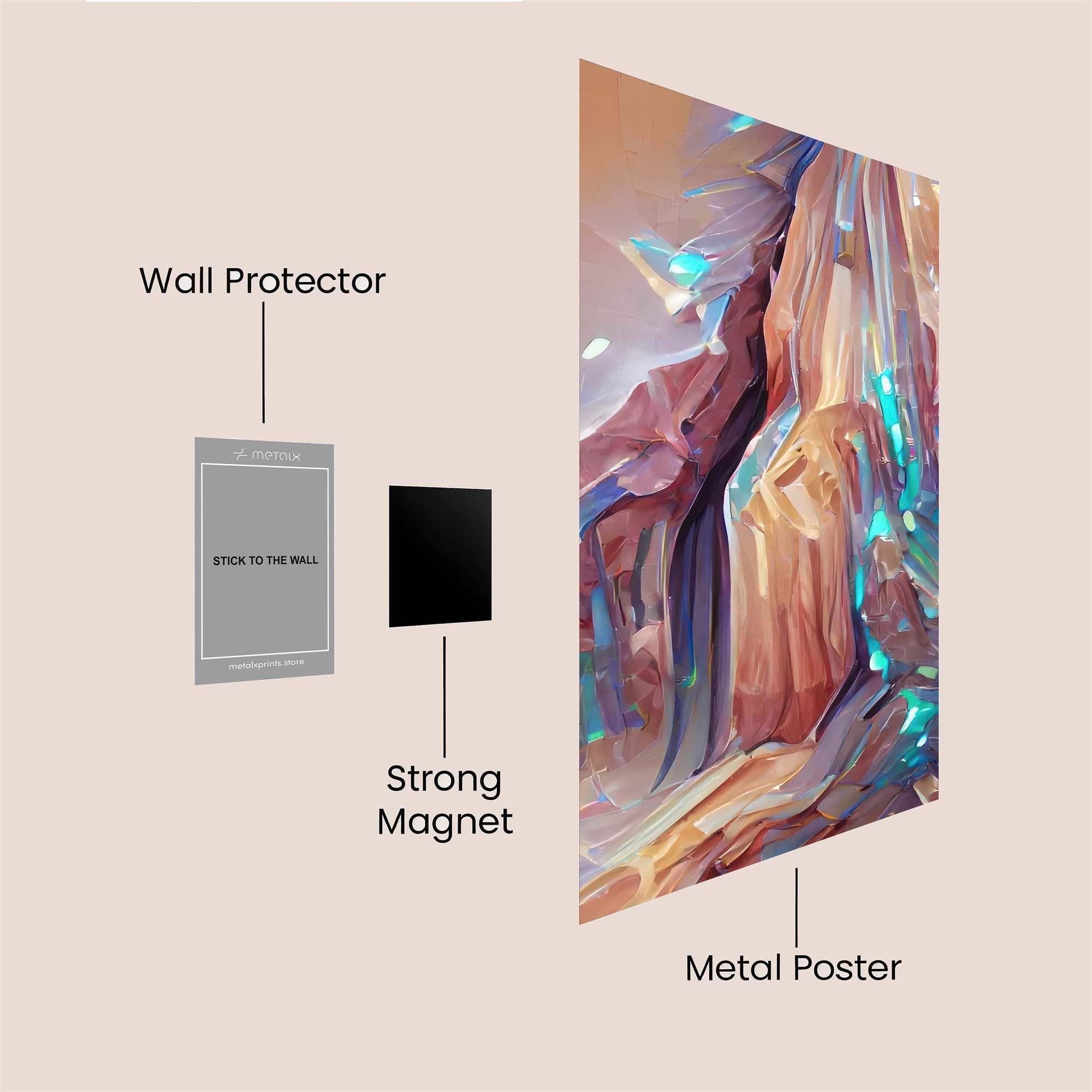 Luminous Crags Safe Wall Magnetic / M