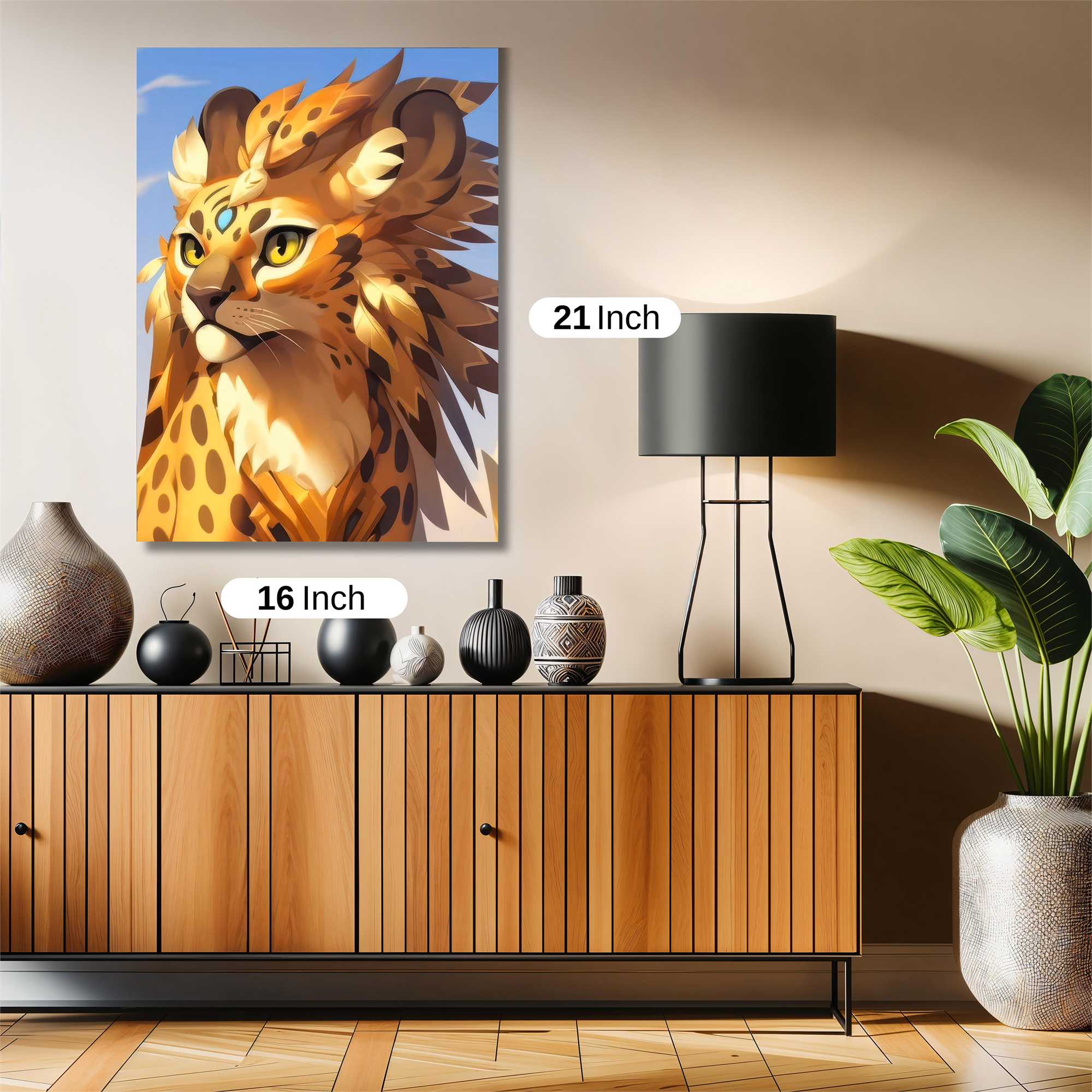 Majestic Feline Safe Wall Magnetic / M