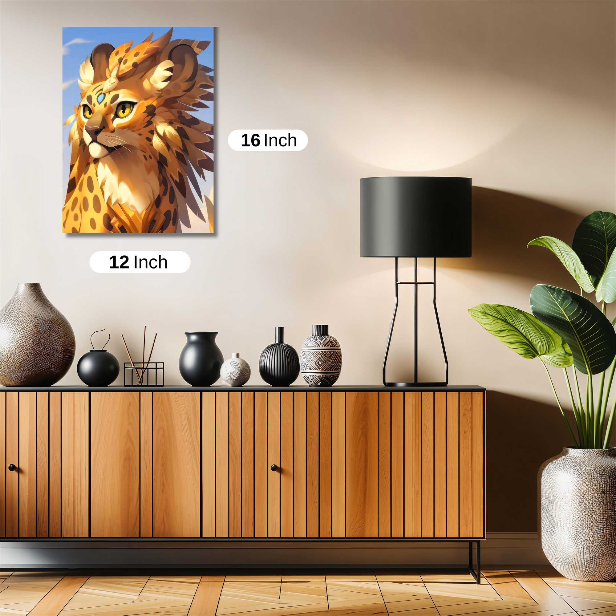 Majestic Feline Safe Wall Magnetic / M