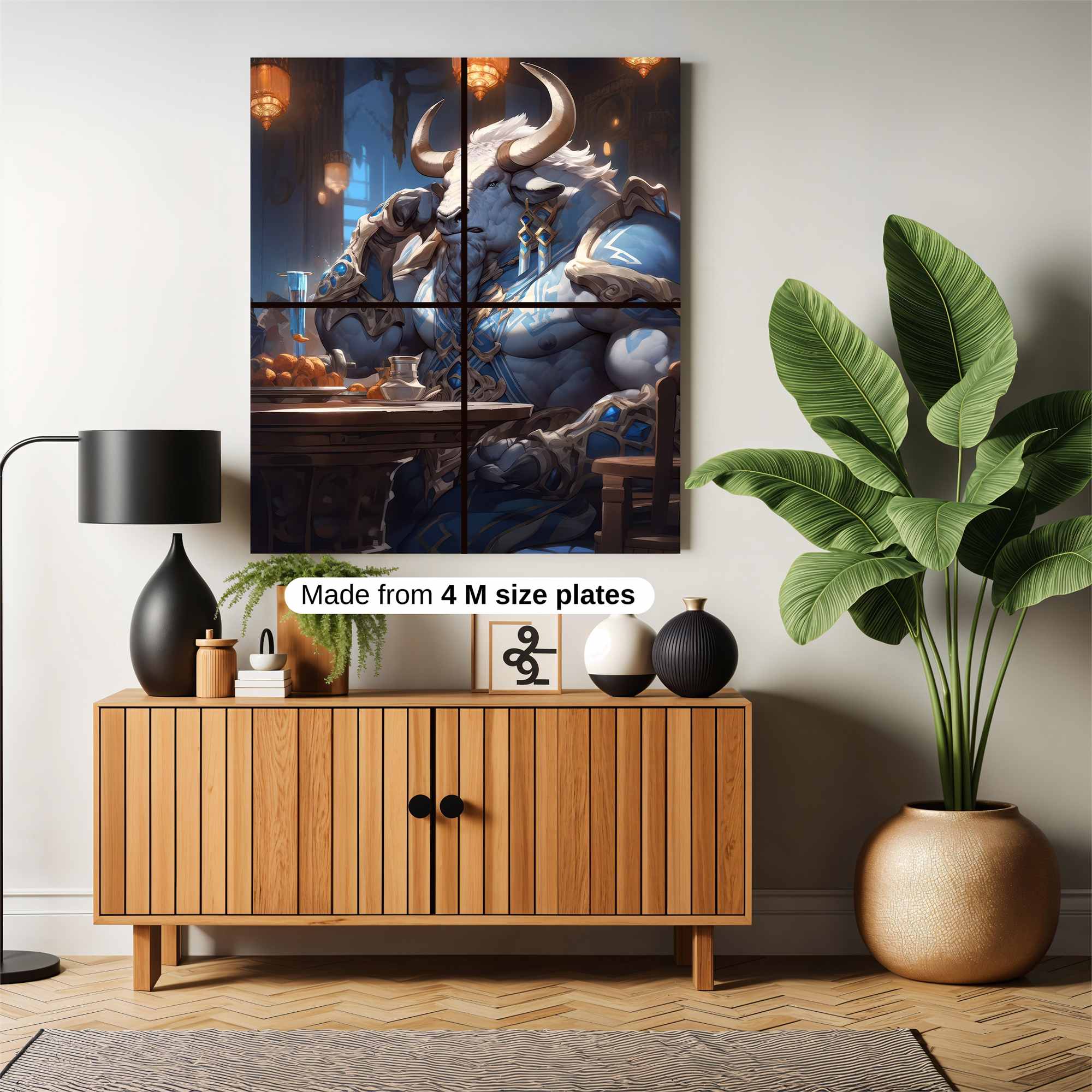 Minotaur Musings Safe Wall Magnetic / M