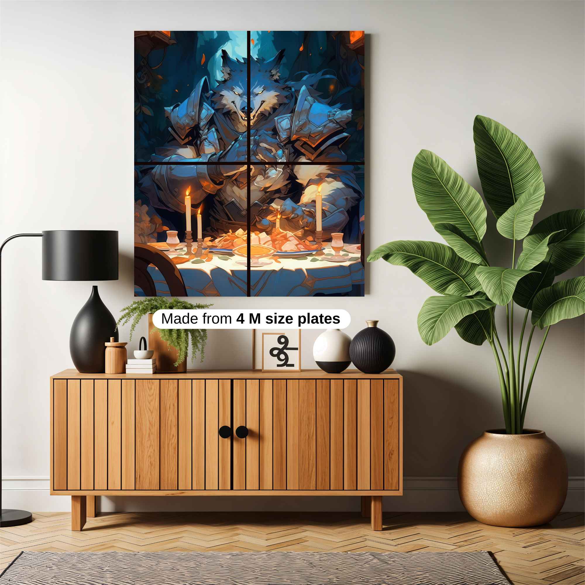 Wolf Banquet Safe Wall Magnetic / M