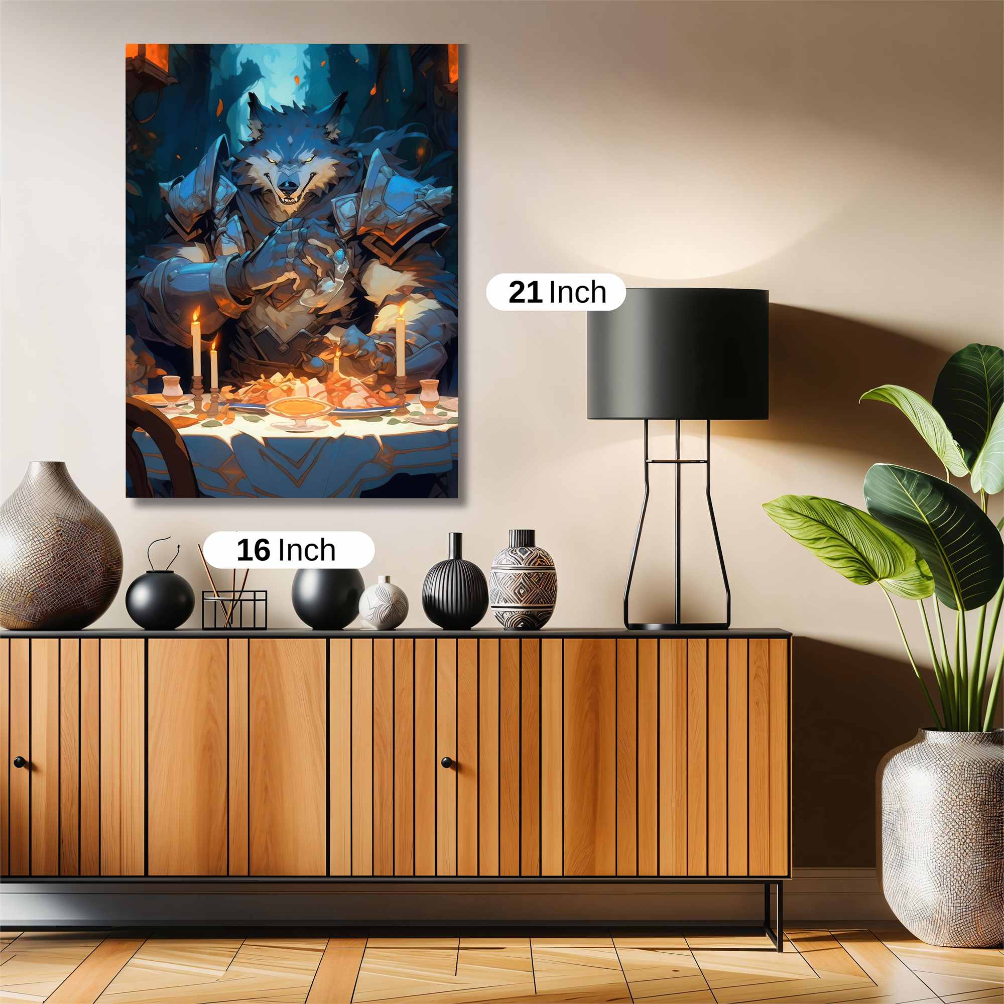 Wolf Banquet Safe Wall Magnetic / M