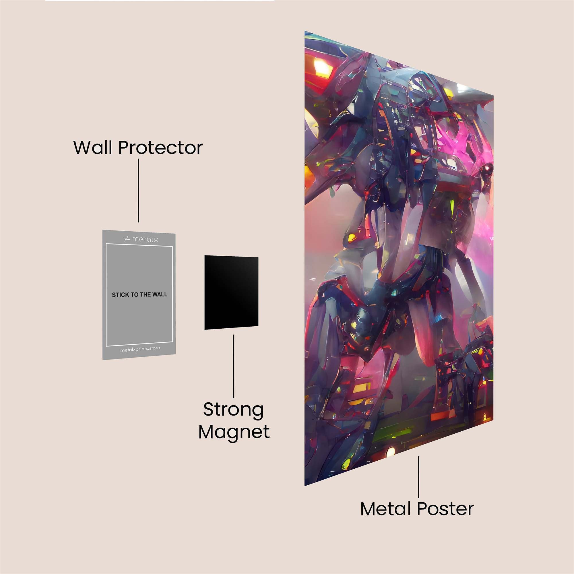 Mech Dawn Safe Wall Magnetic / M