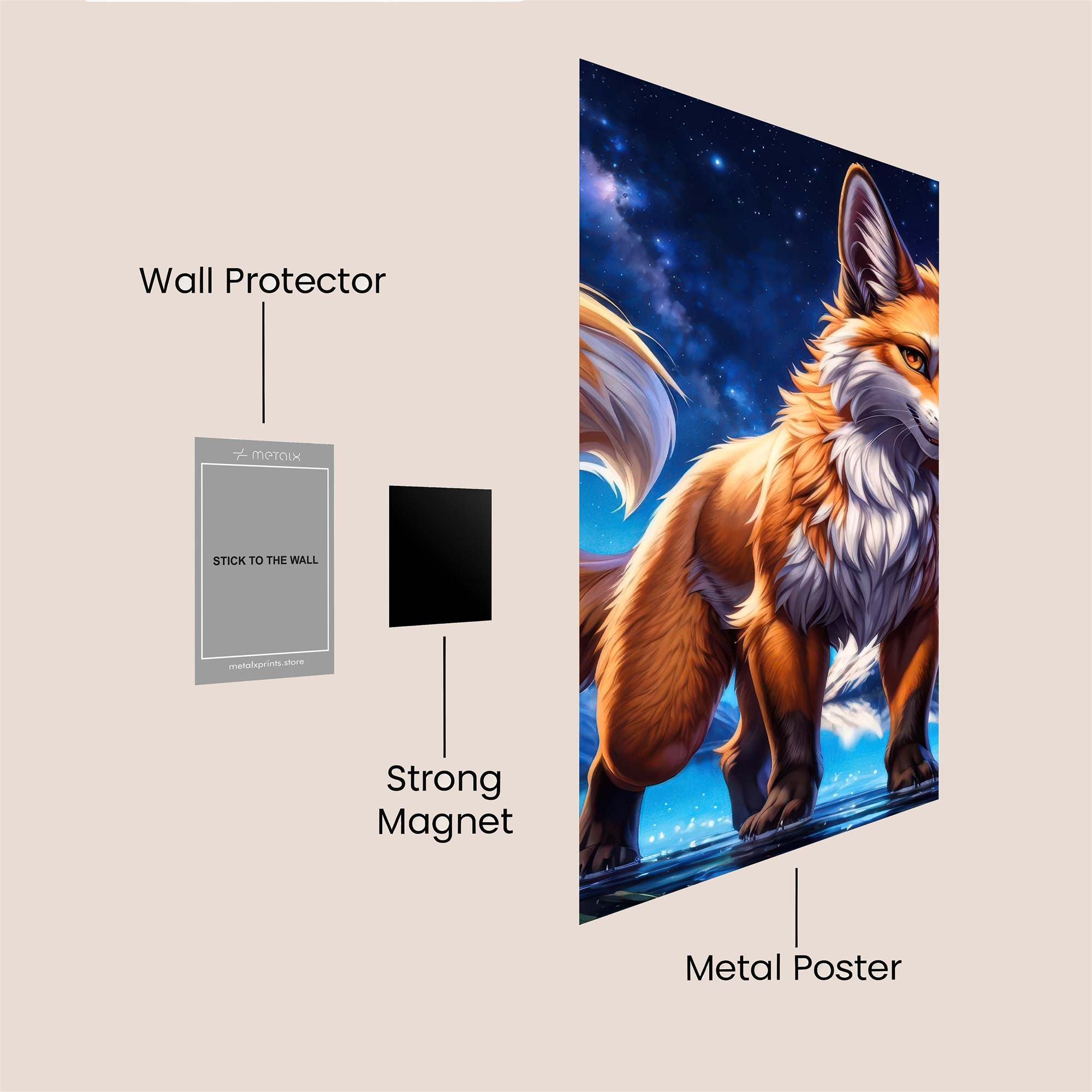 Elven Sentinel Safe Wall Magnetic / M