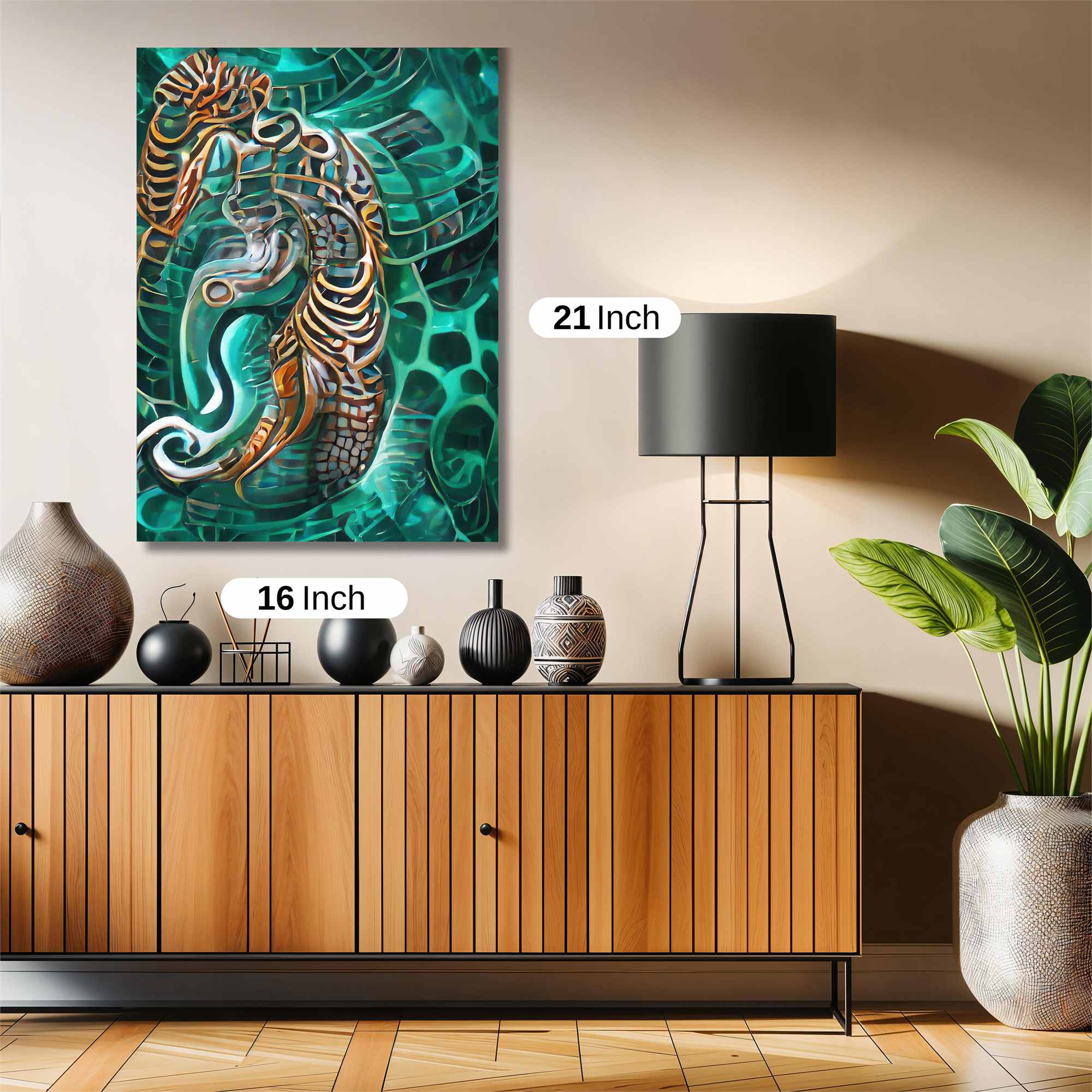 Seahorse Reverie Safe Wall Magnetic / M