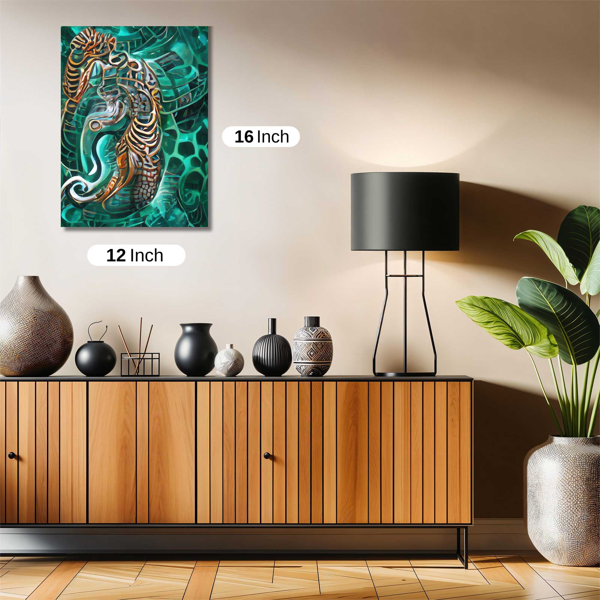 Seahorse Reverie Safe Wall Magnetic / M