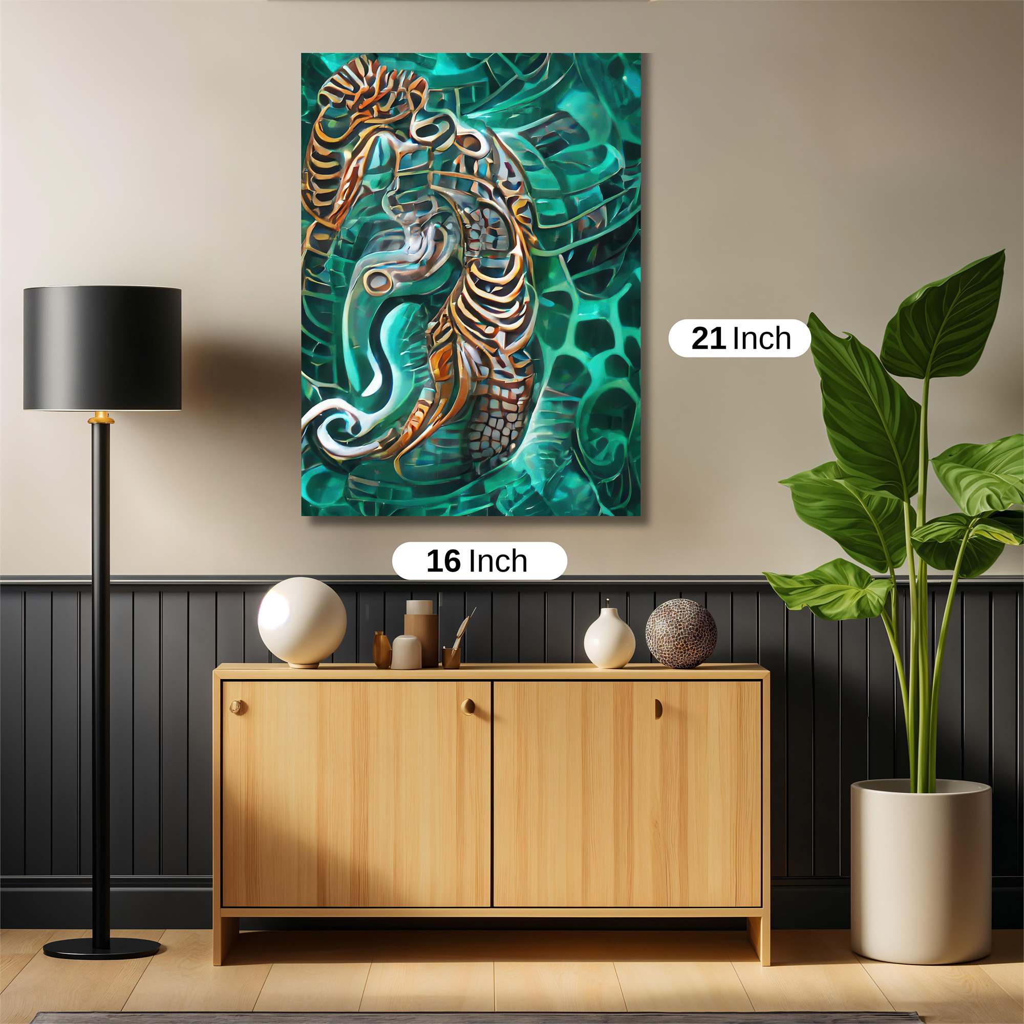 Seahorse Reverie Safe Wall Magnetic / M