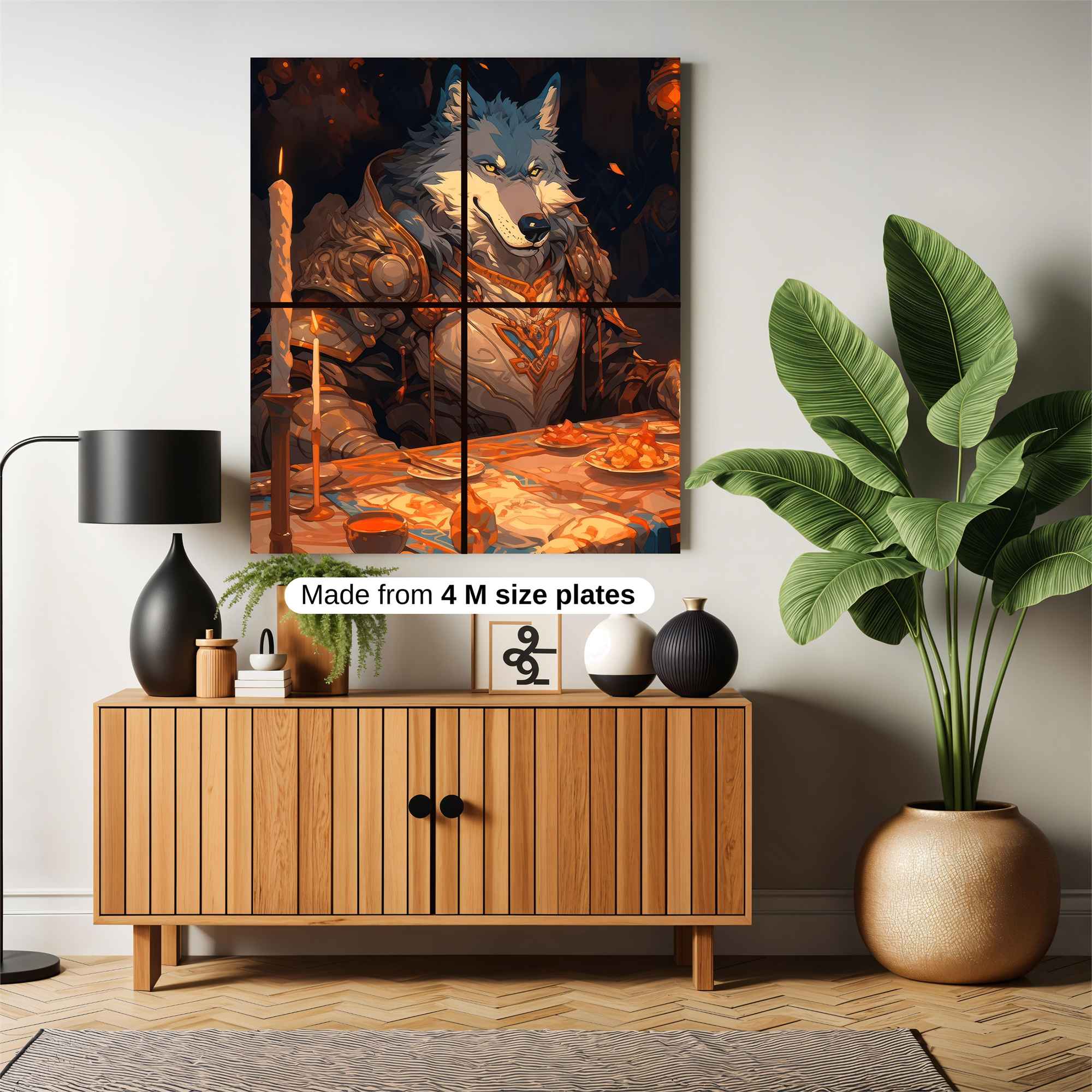 Lupine Feast Safe Wall Magnetic / M