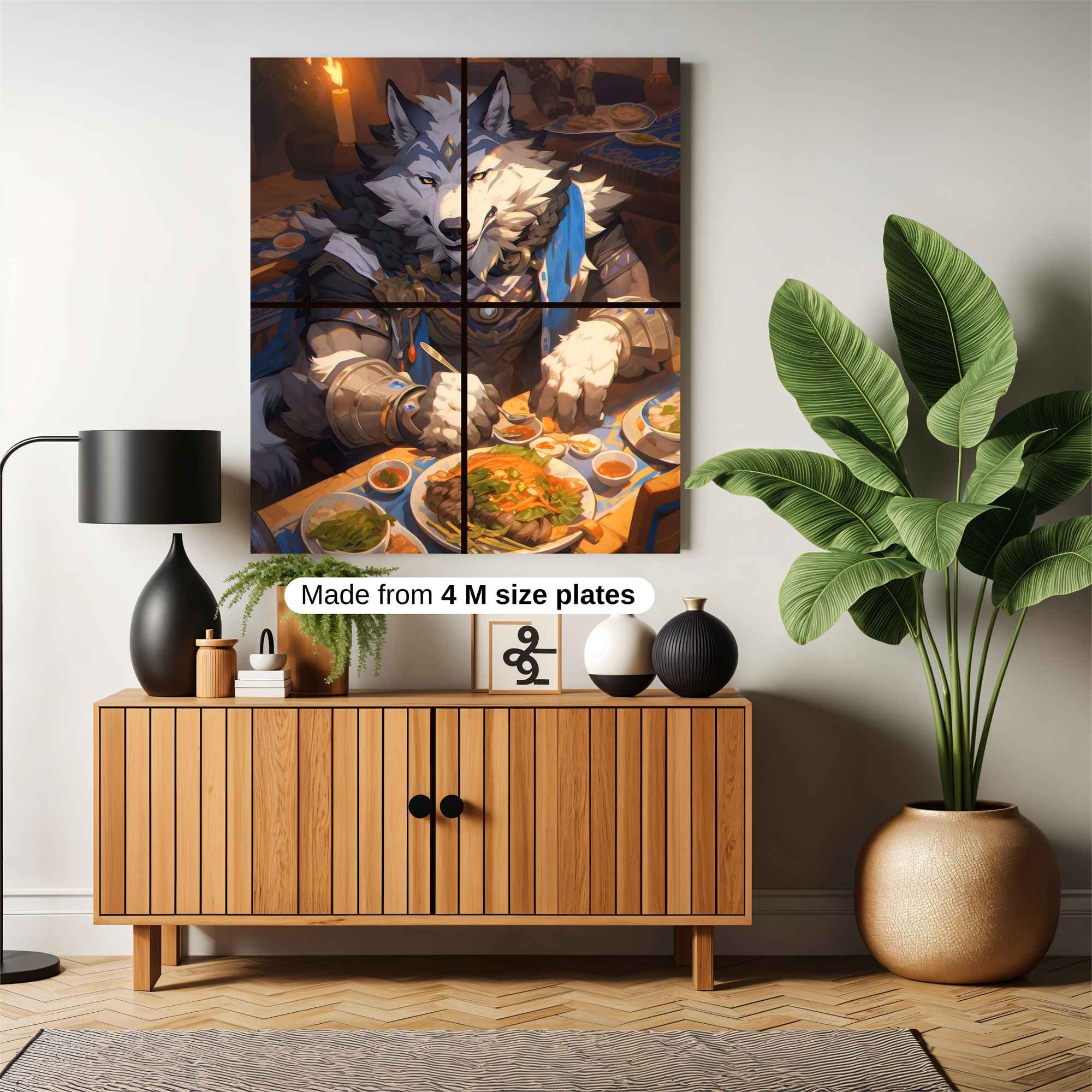 Lupine Feast Safe Wall Magnetic / M