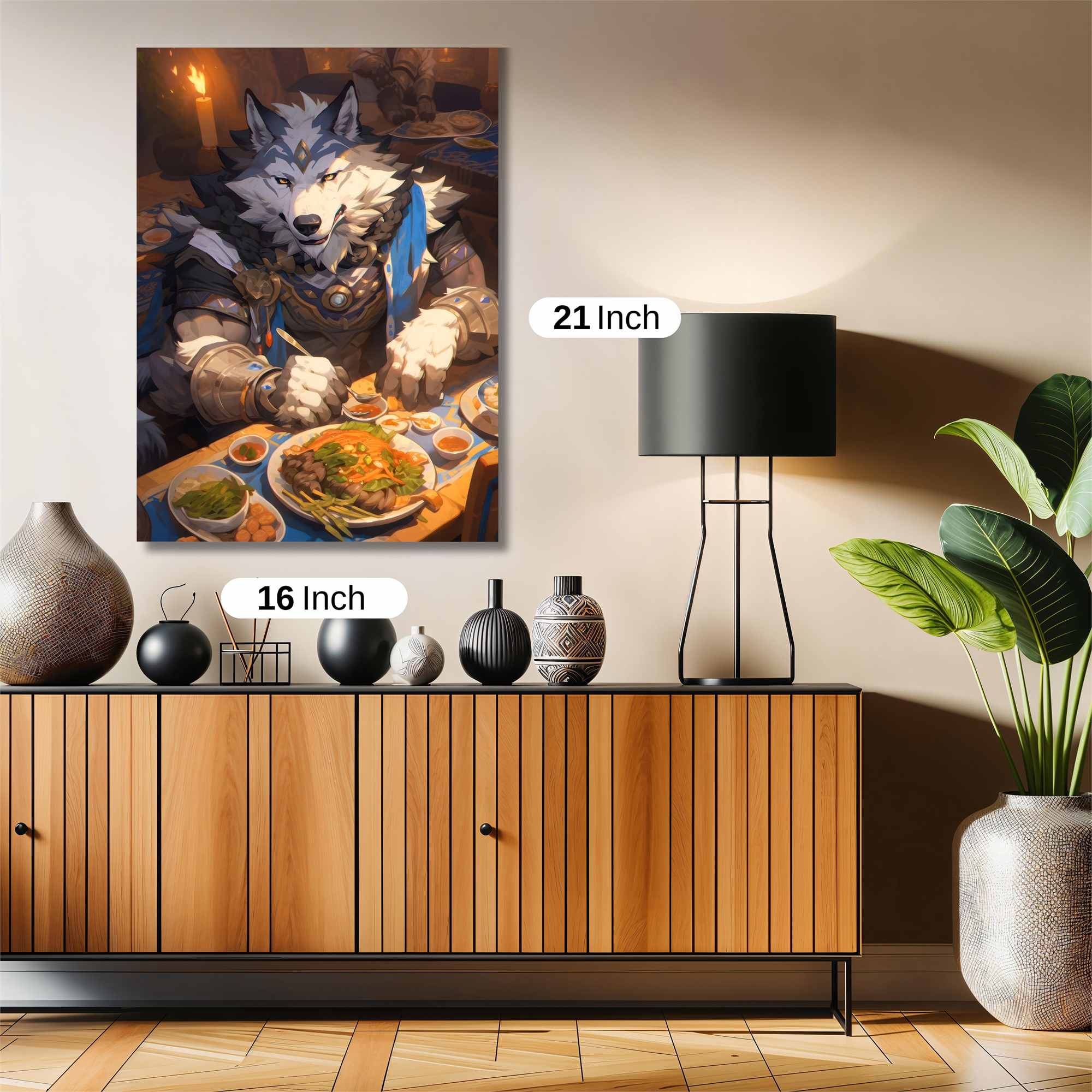 Lupine Feast Safe Wall Magnetic / M