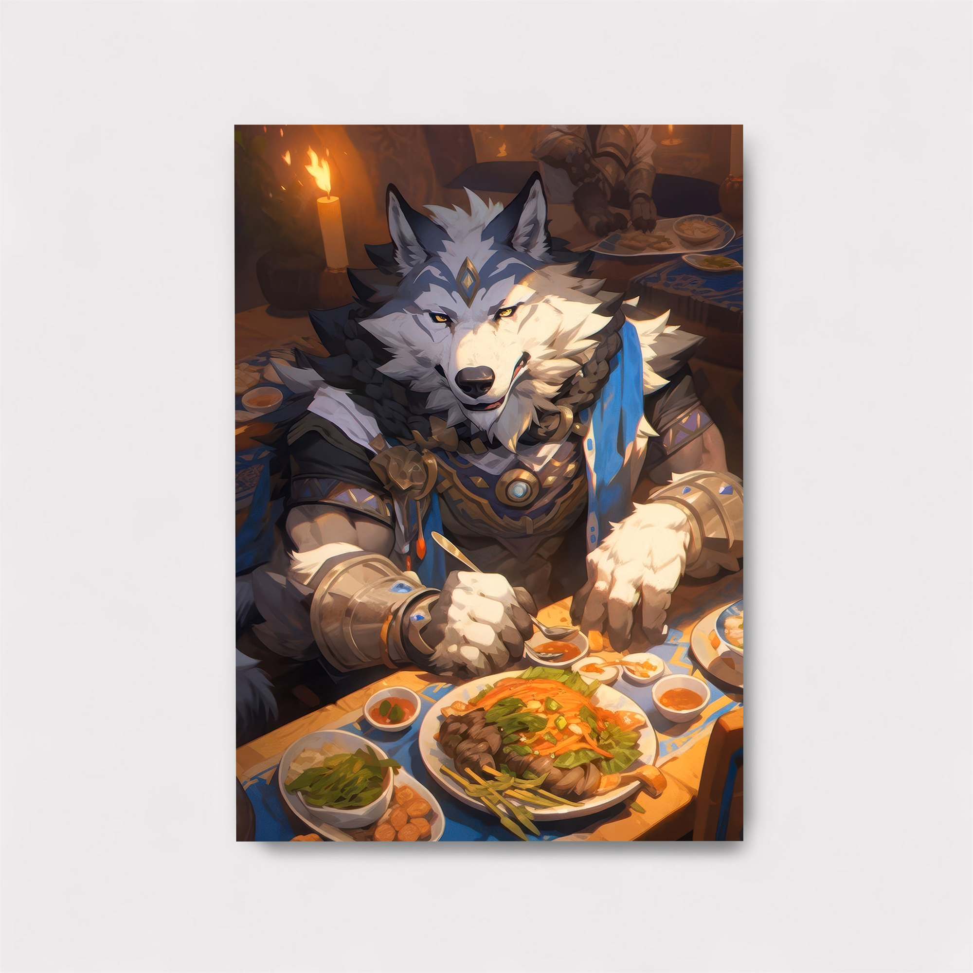 Lupine Feast Safe Wall Magnetic / M