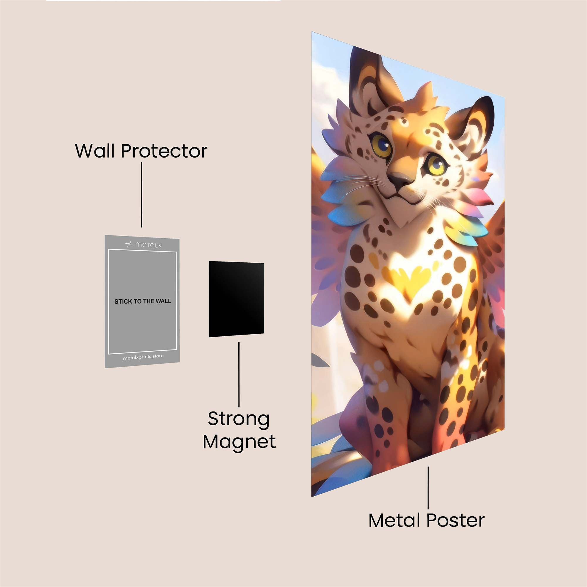 Felid Enchantment Safe Wall Magnetic / M