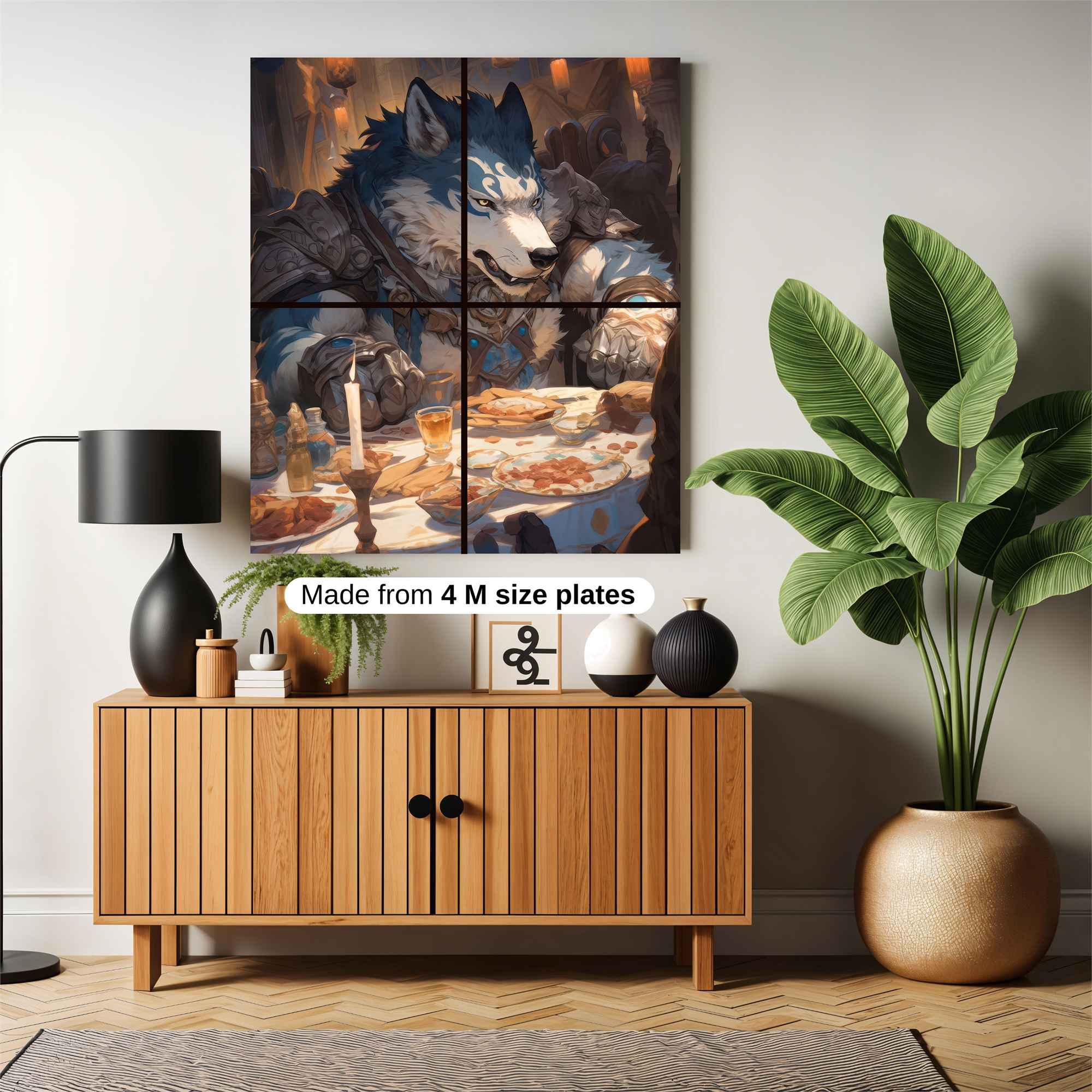 Lupine Feast Safe Wall Magnetic / M