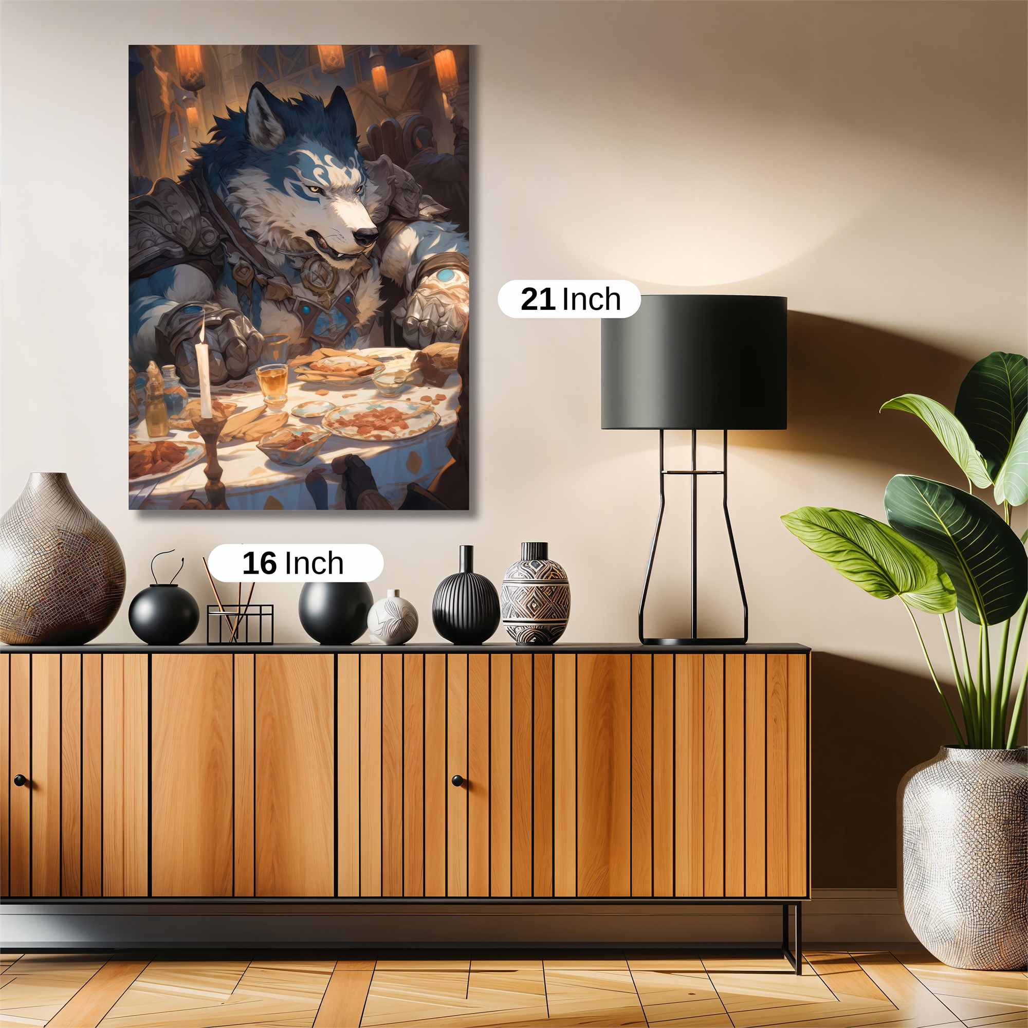 Lupine Feast Safe Wall Magnetic / M