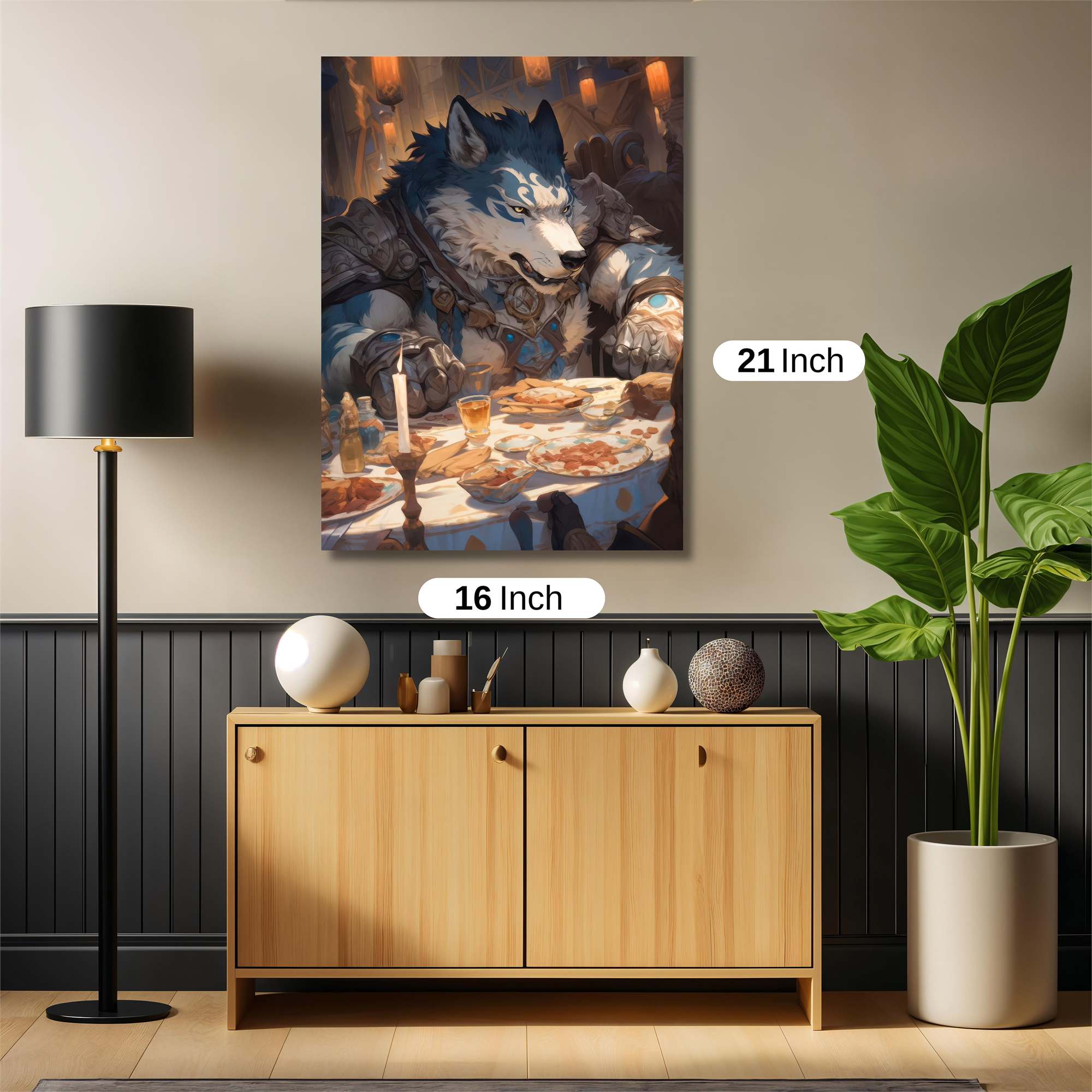 Lupine Feast Safe Wall Magnetic / M