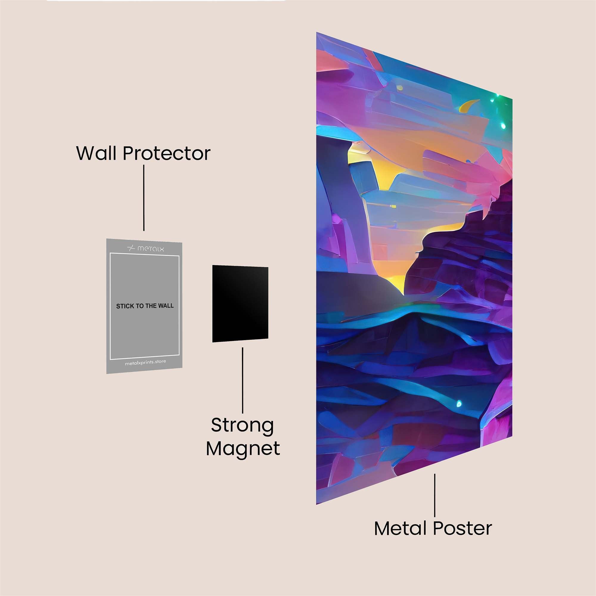 Cosmic Serenity Safe Wall Magnetic / M