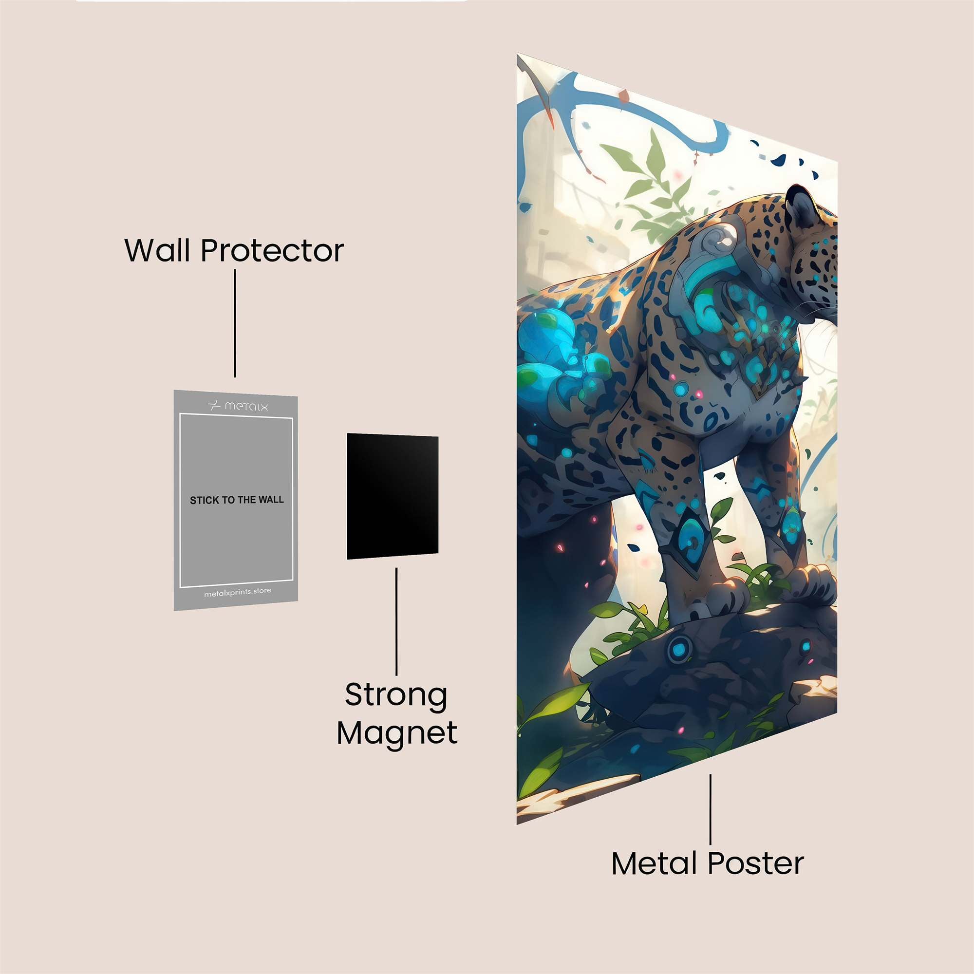 Mystic Jaguar Safe Wall Magnetic / M