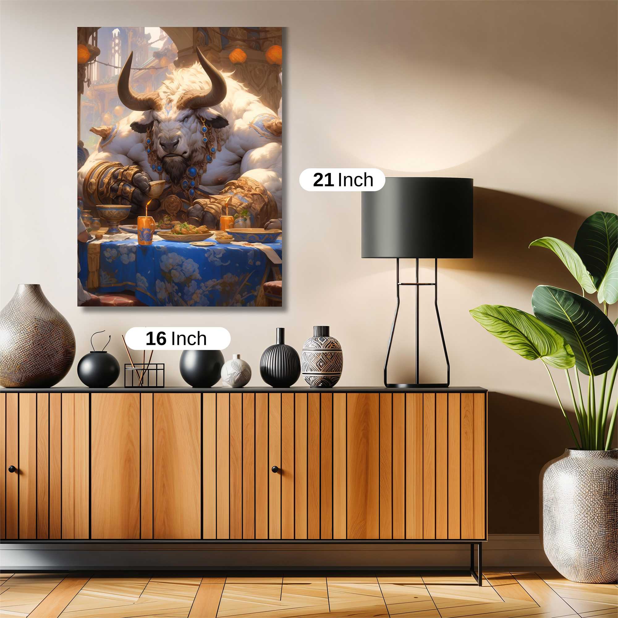 Minotaur Feast Safe Wall Magnetic / M