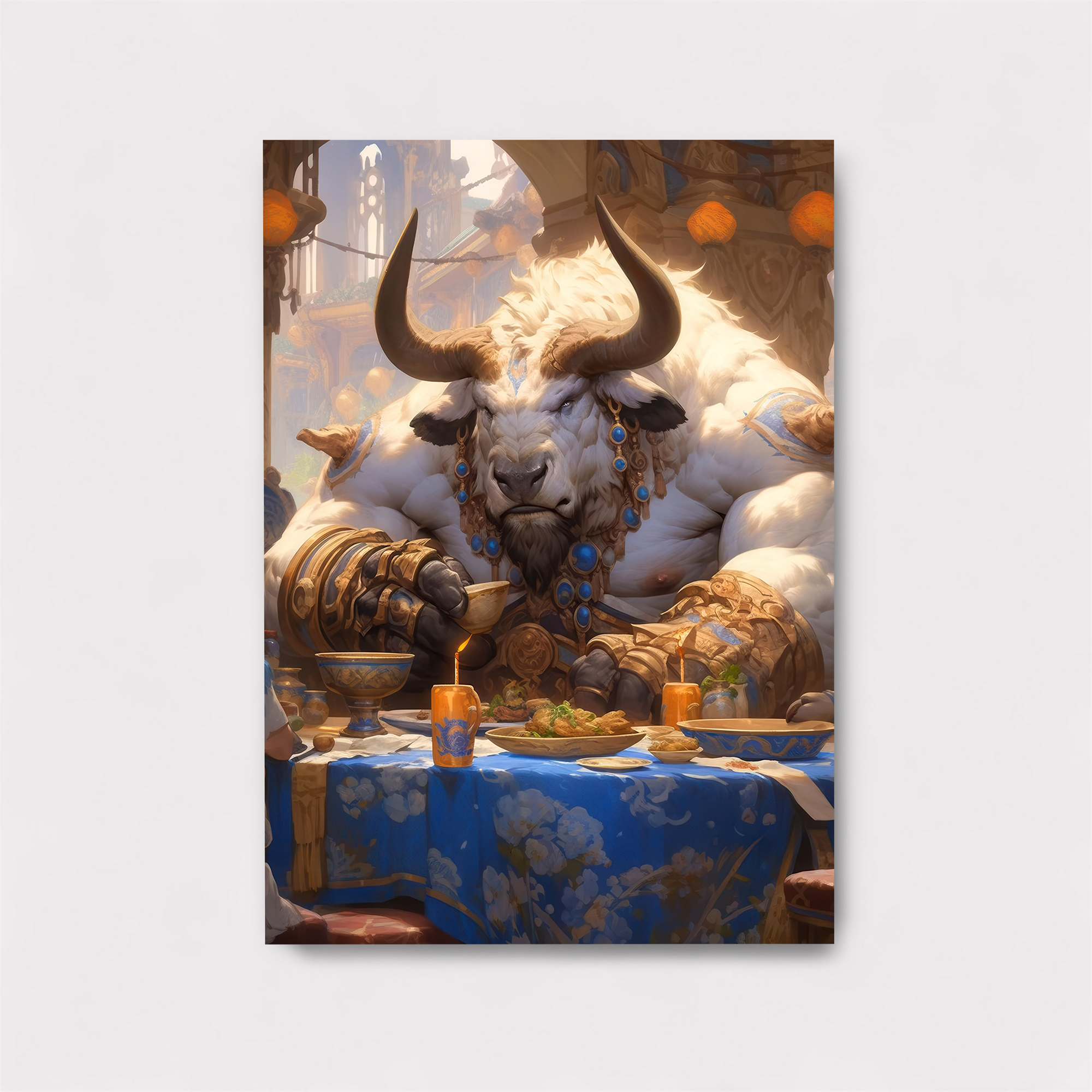 Minotaur Feast Safe Wall Magnetic / M