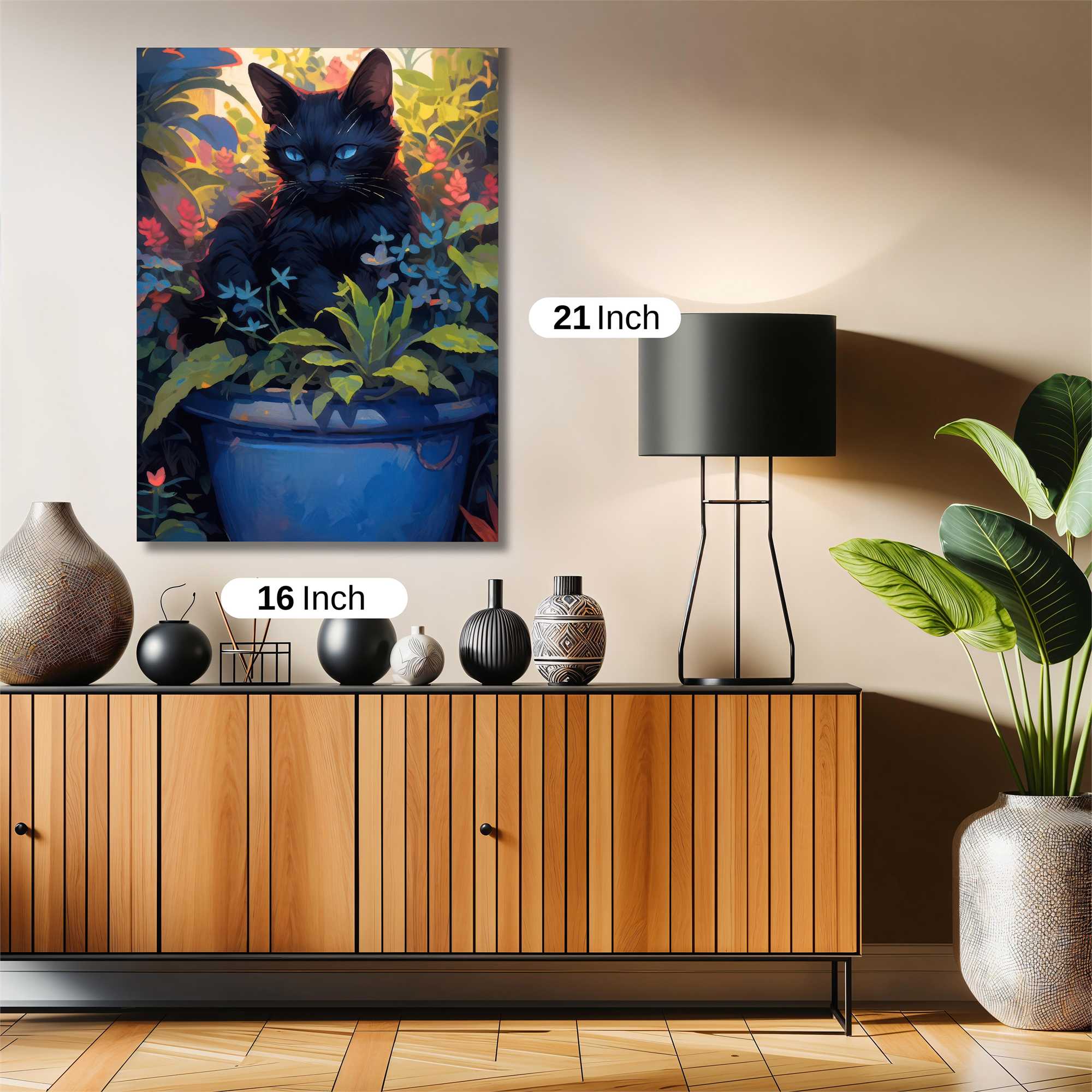 Feline Serenity Safe Wall Magnetic / M