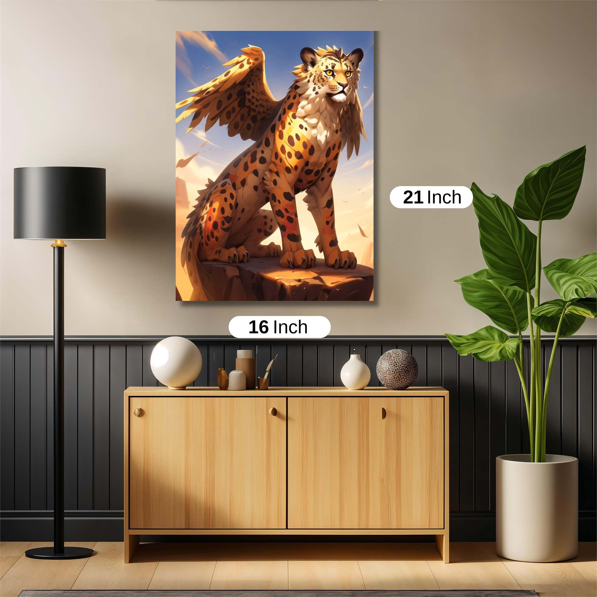 Leopard Majesty Safe Wall Magnetic / M