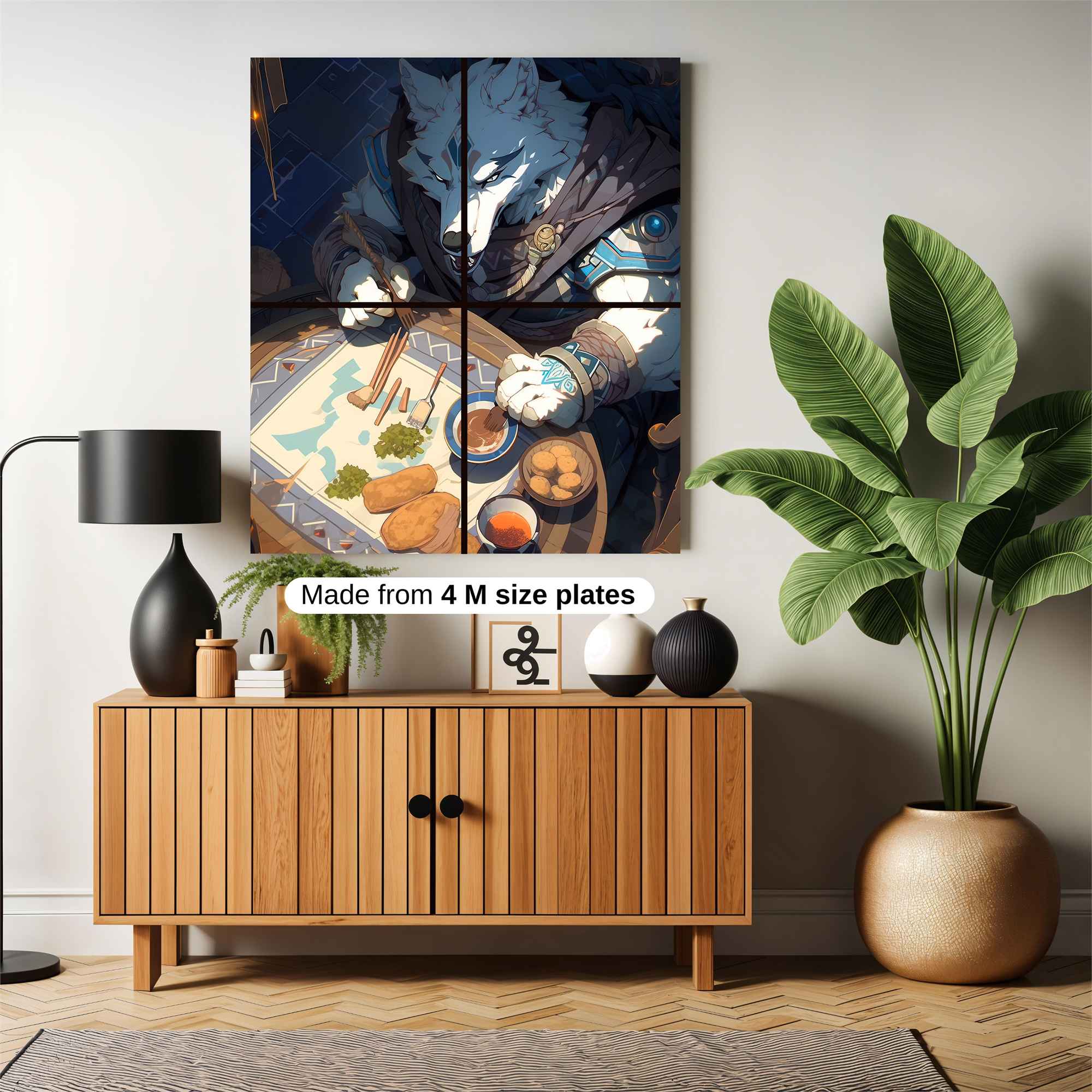 Lupine Feast Safe Wall Magnetic / M