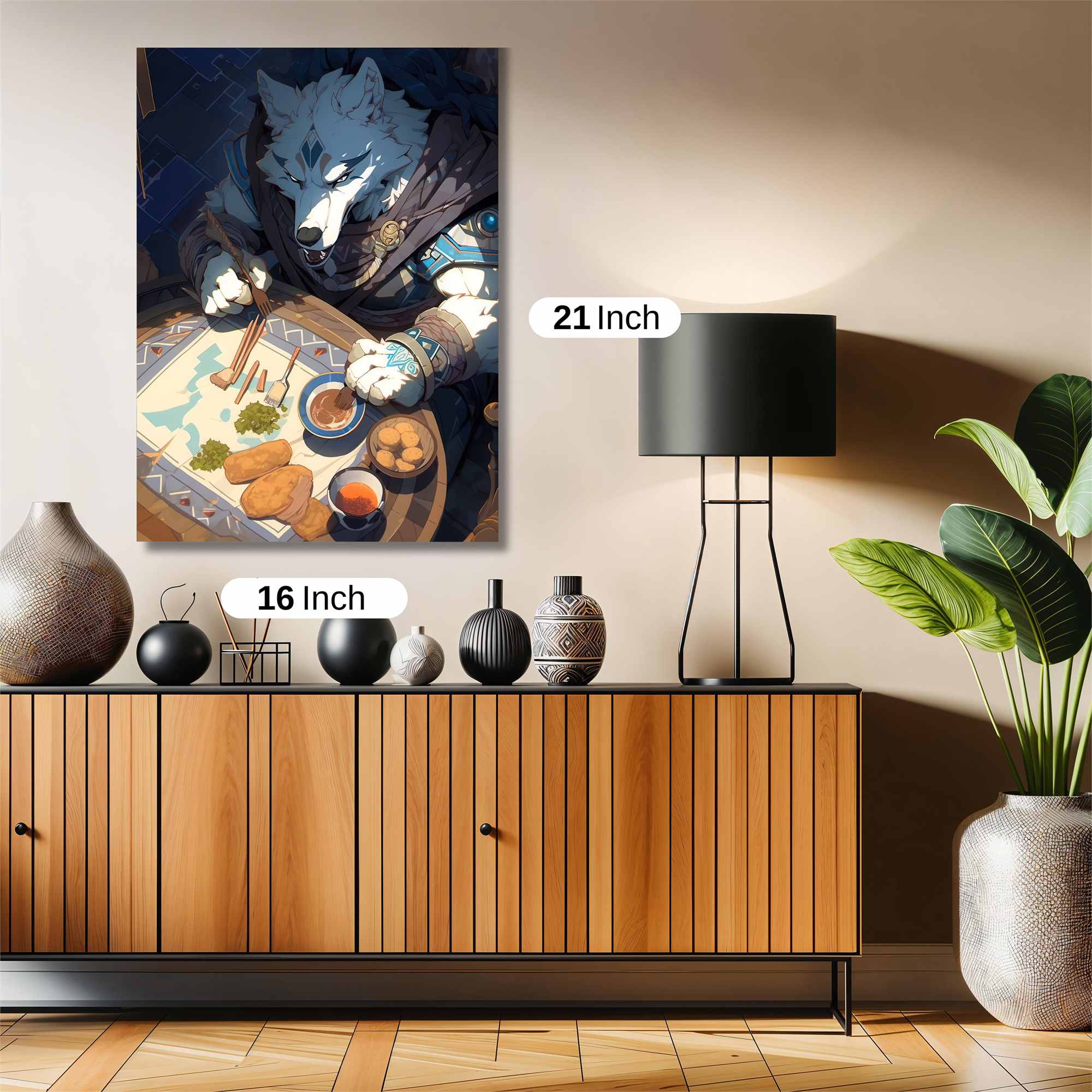 Lupine Feast Safe Wall Magnetic / M