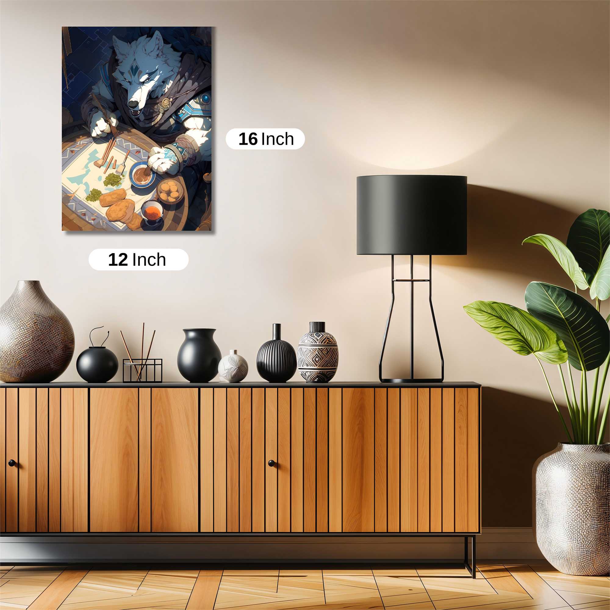 Lupine Feast Safe Wall Magnetic / M