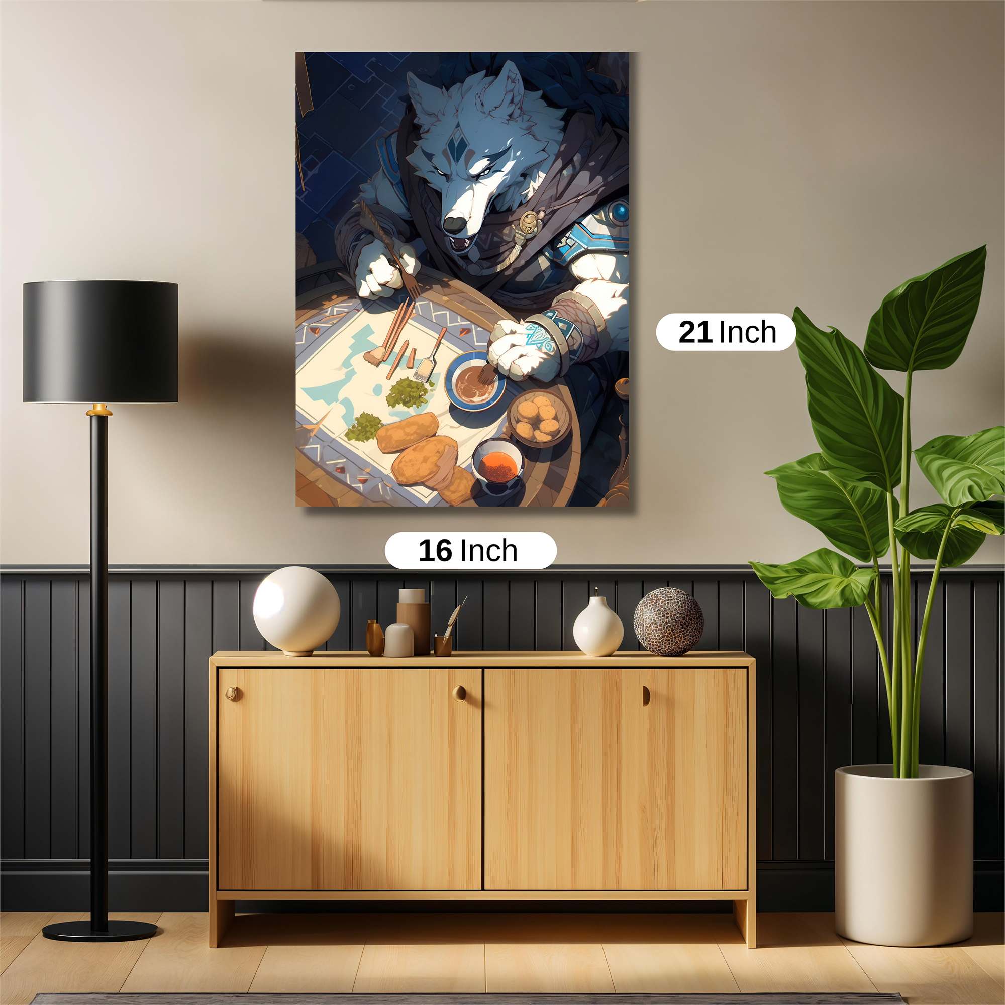 Lupine Feast Safe Wall Magnetic / M