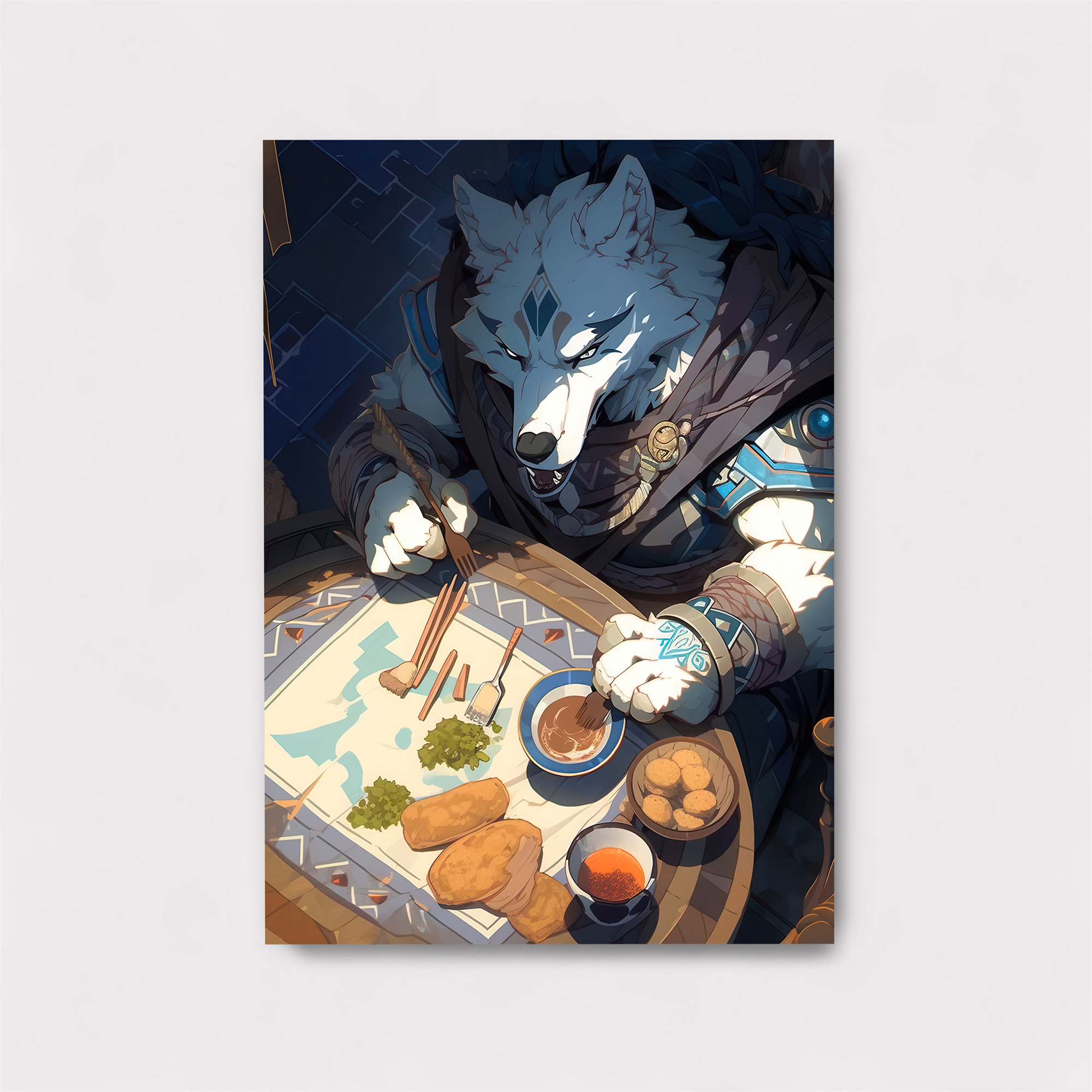 Lupine Feast Safe Wall Magnetic / M