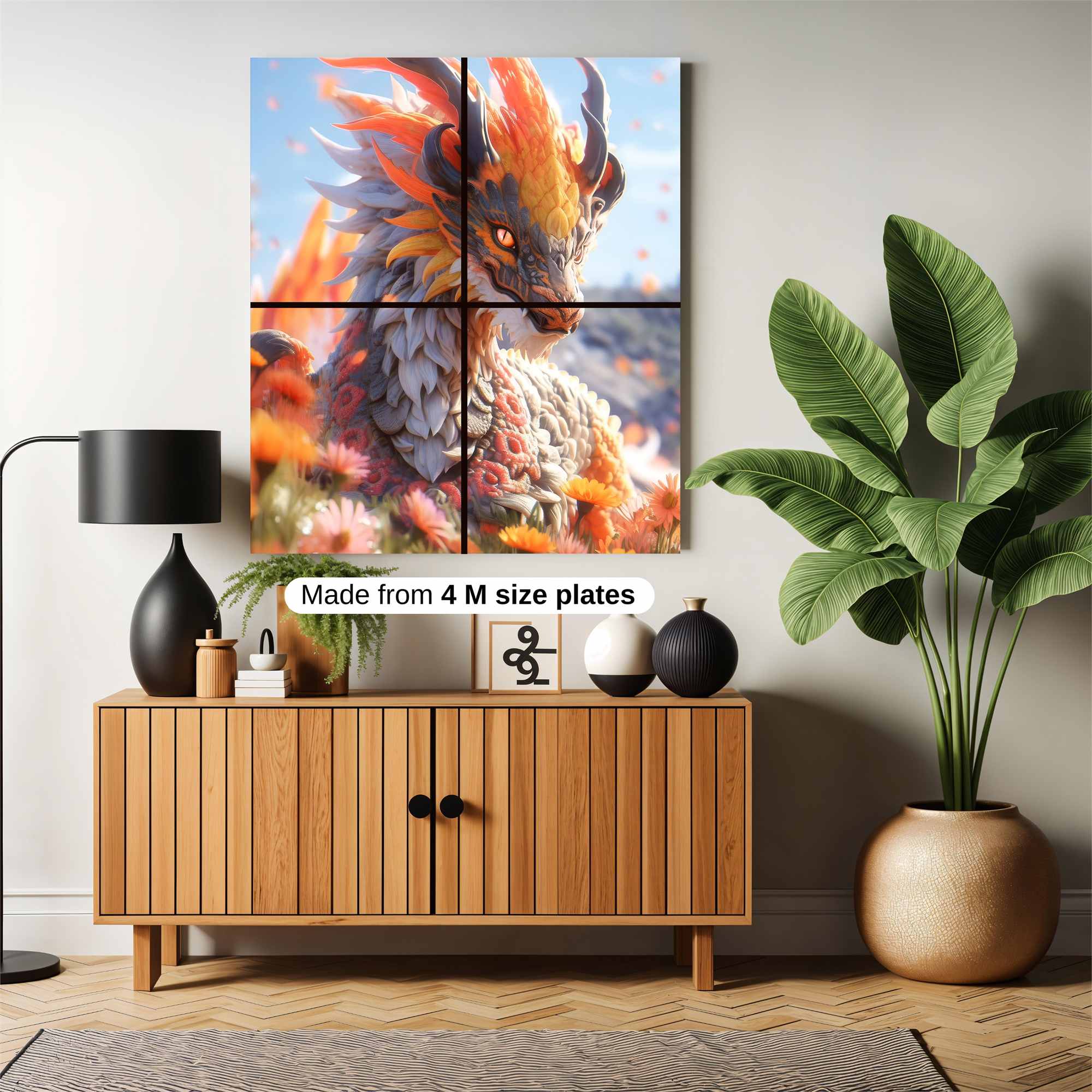 Floral Majesty Safe Wall Magnetic / M