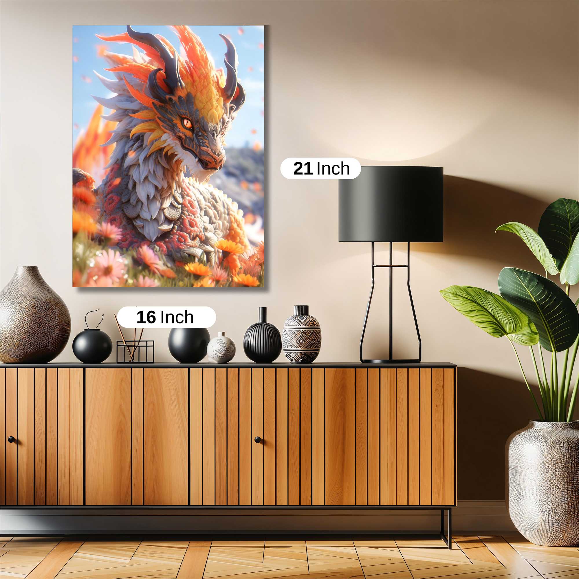 Floral Majesty Safe Wall Magnetic / M