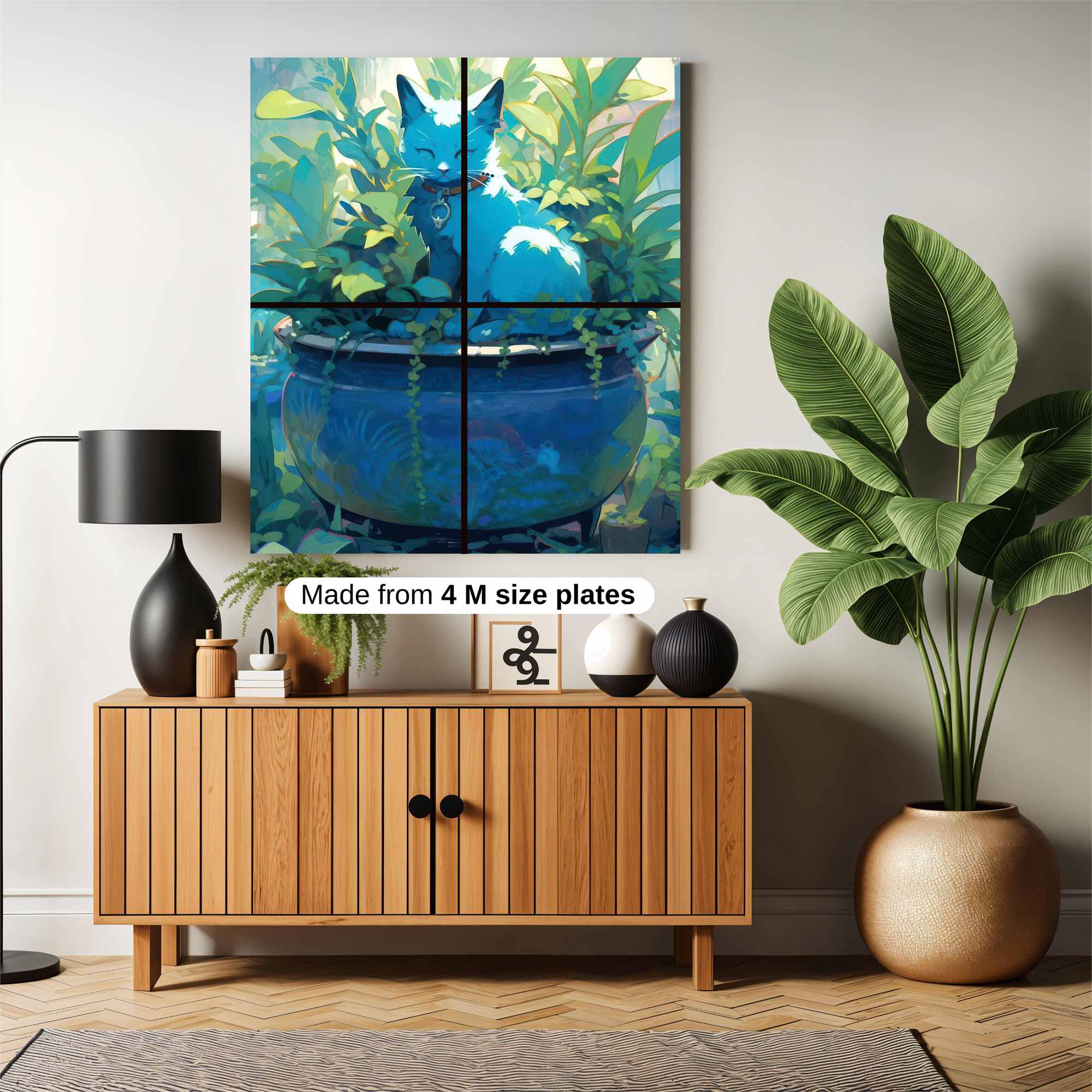 Feline Serenity Safe Wall Magnetic / M