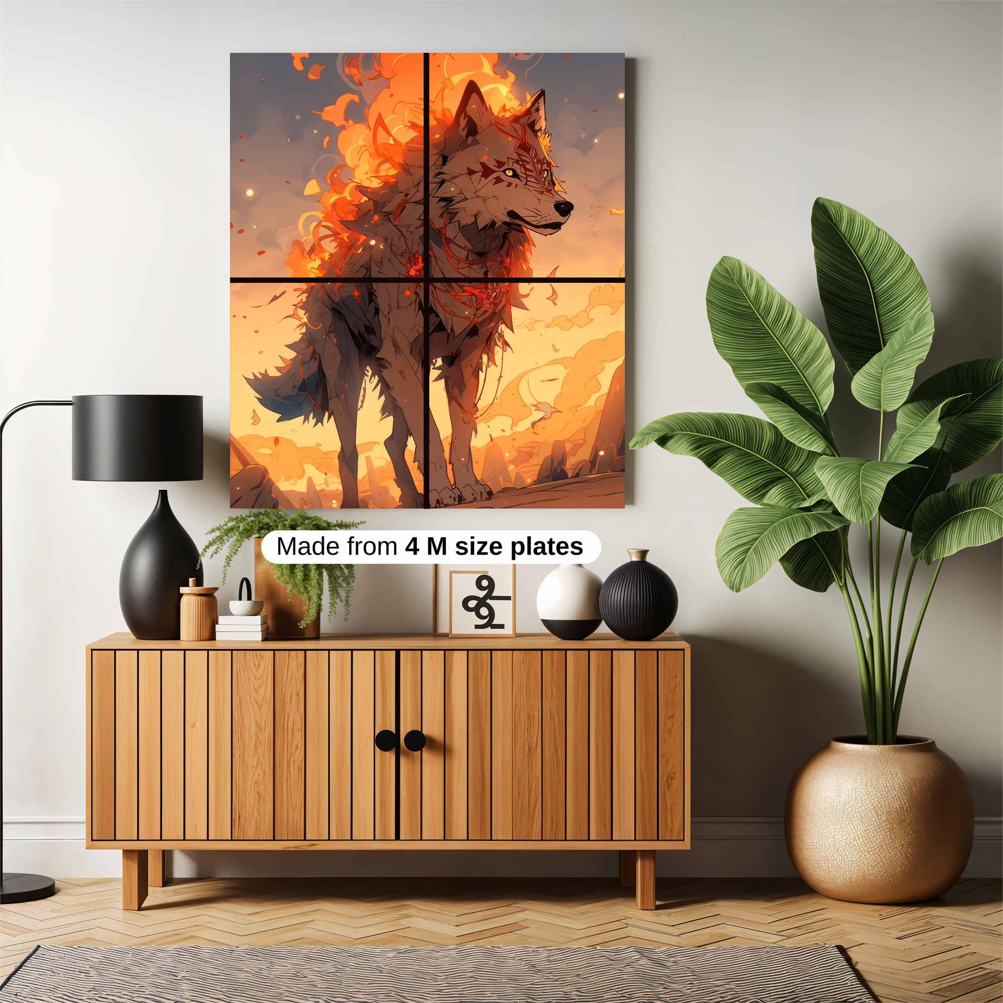 Inferno Lupine Safe Wall Magnetic / M