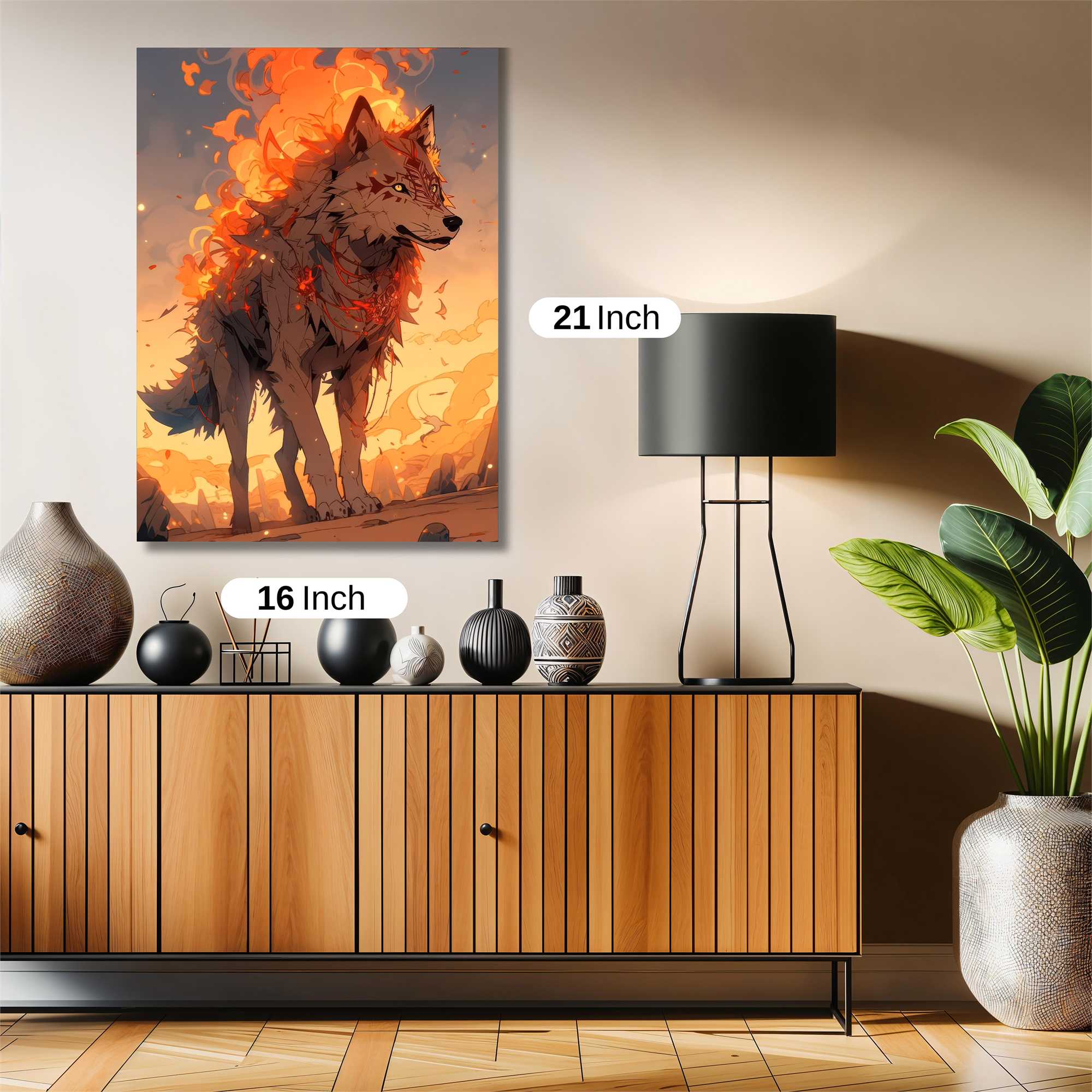 Inferno Lupine Safe Wall Magnetic / M